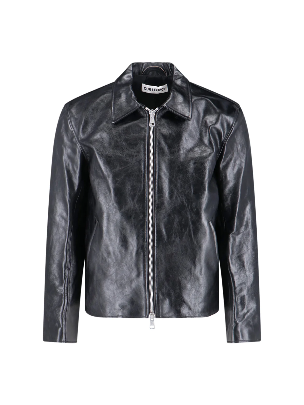 Our Legacy Men’s 100% Cow Leather Jacket - Image 3