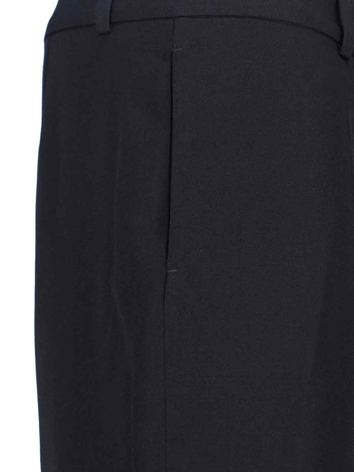 Our Legacy Style Wool Gabardine Trousers with Horn Buttons - Image 4