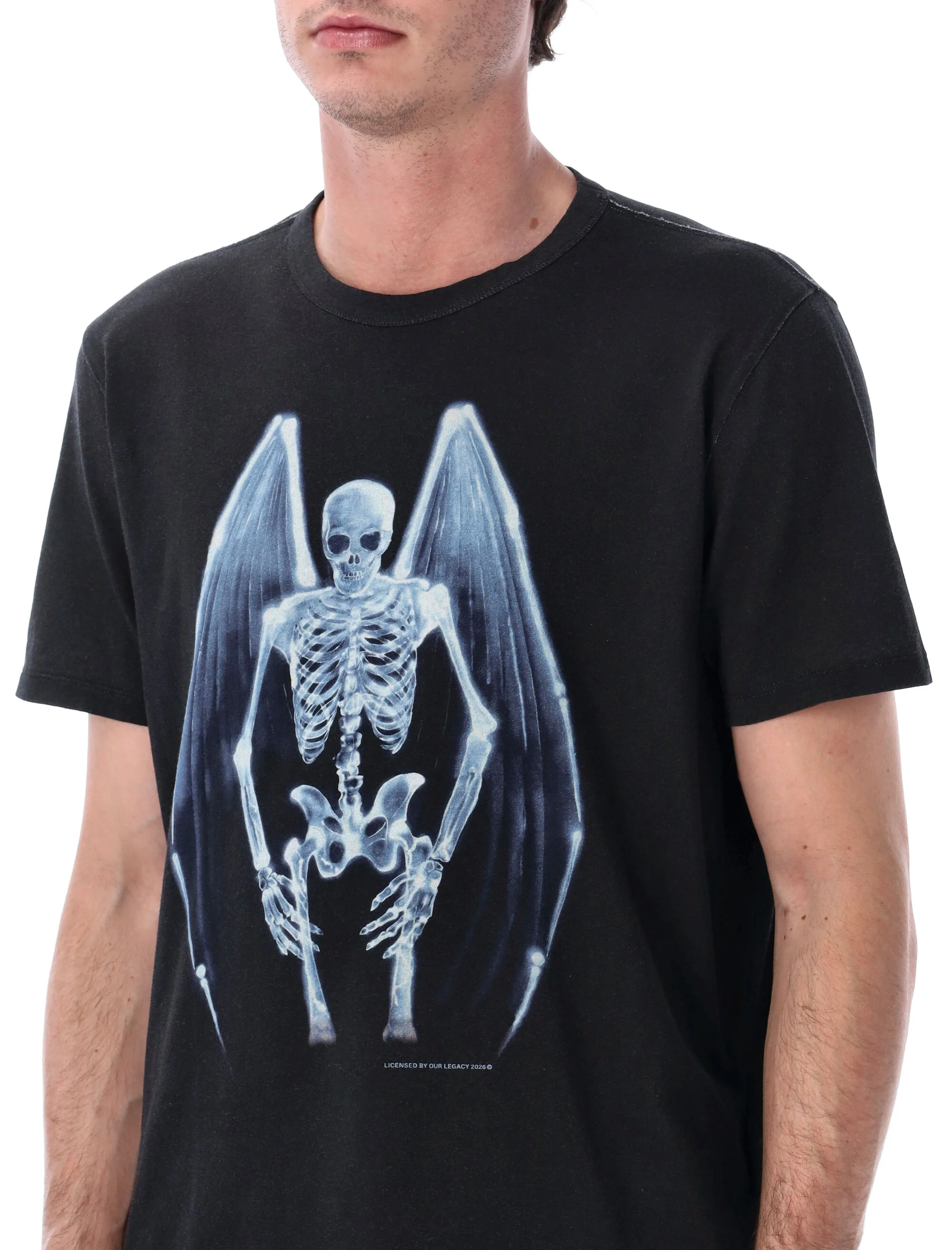 Our Legacy The New Box T-Shirt with Fallen Angel Print – Size 48 - Image 3
