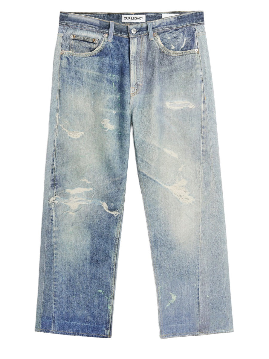 OUR LEGACY Third Cut Digital Denim Print