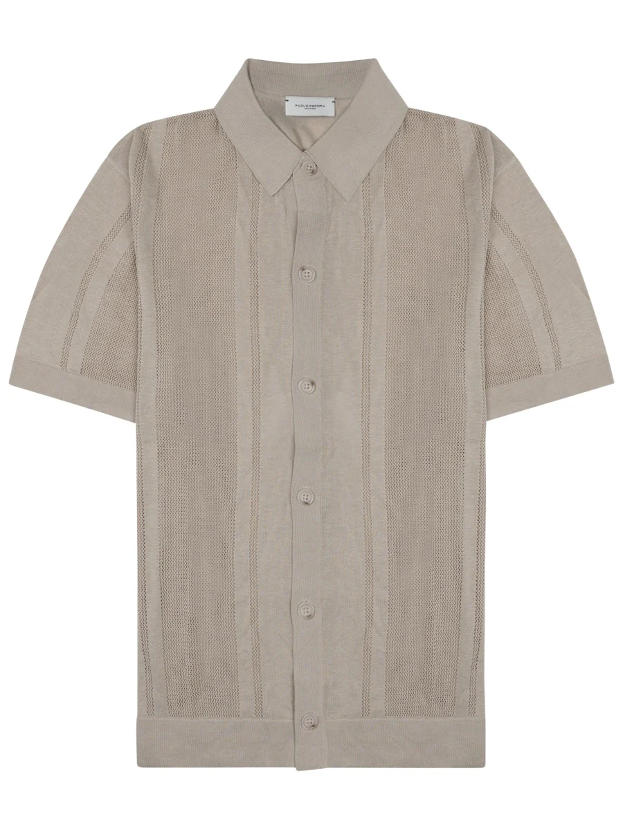 Paolo Pecora Milano Men's Linen-Blend Shirt
