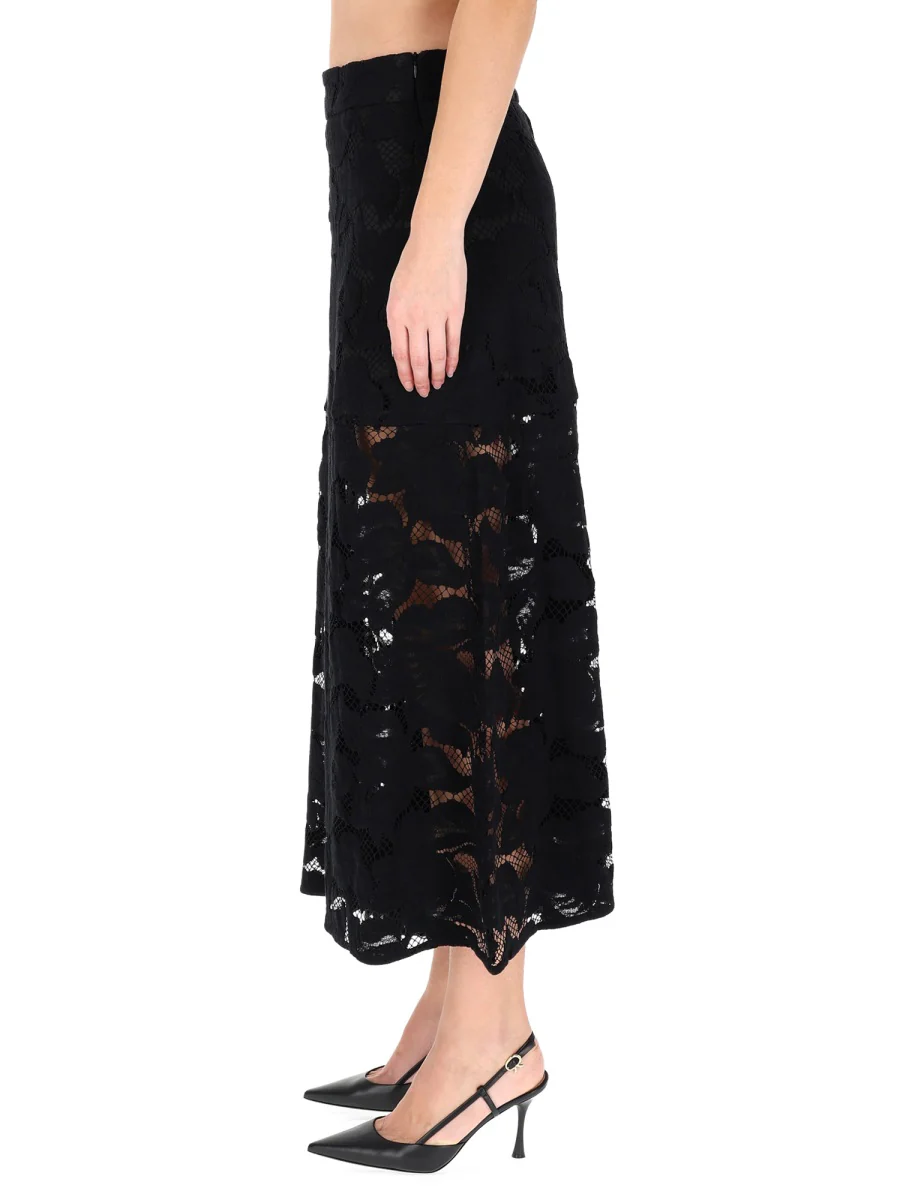 PATOU Asymmetric Midi Skirt - Image 3