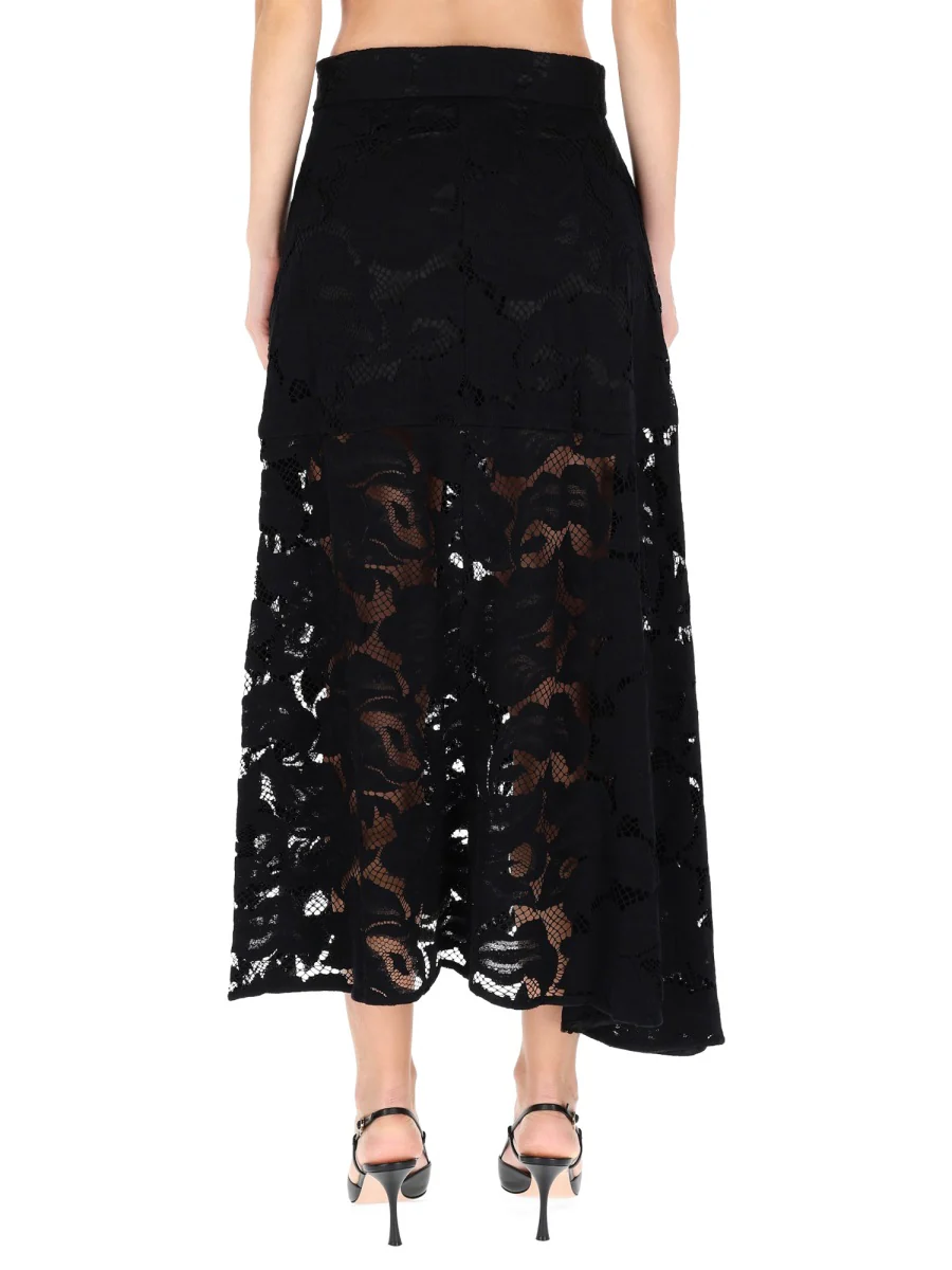 PATOU Asymmetric Midi Skirt - Image 4