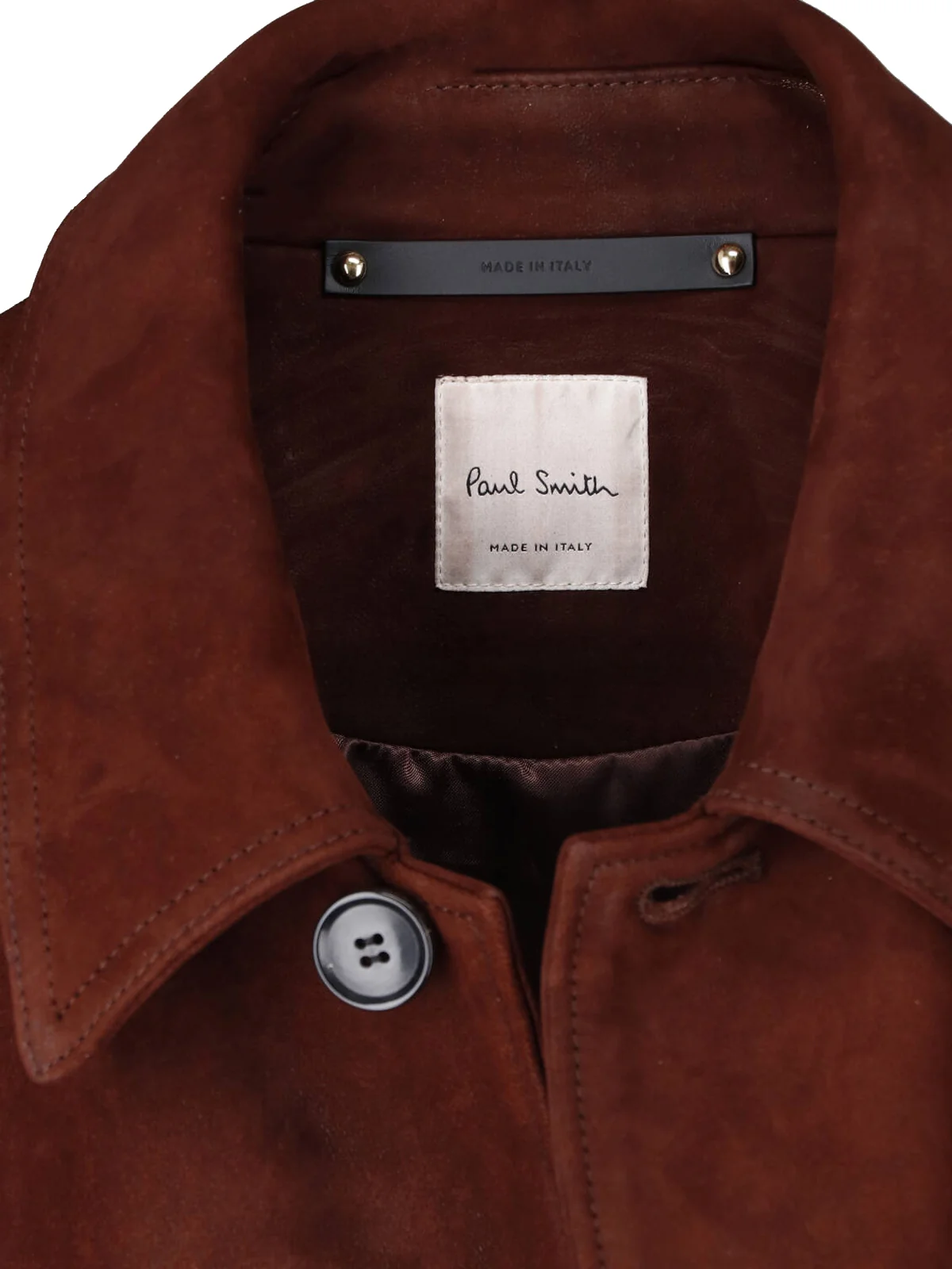Paul Smith Men’s Lamb Suede Leather Jacket - Image 5