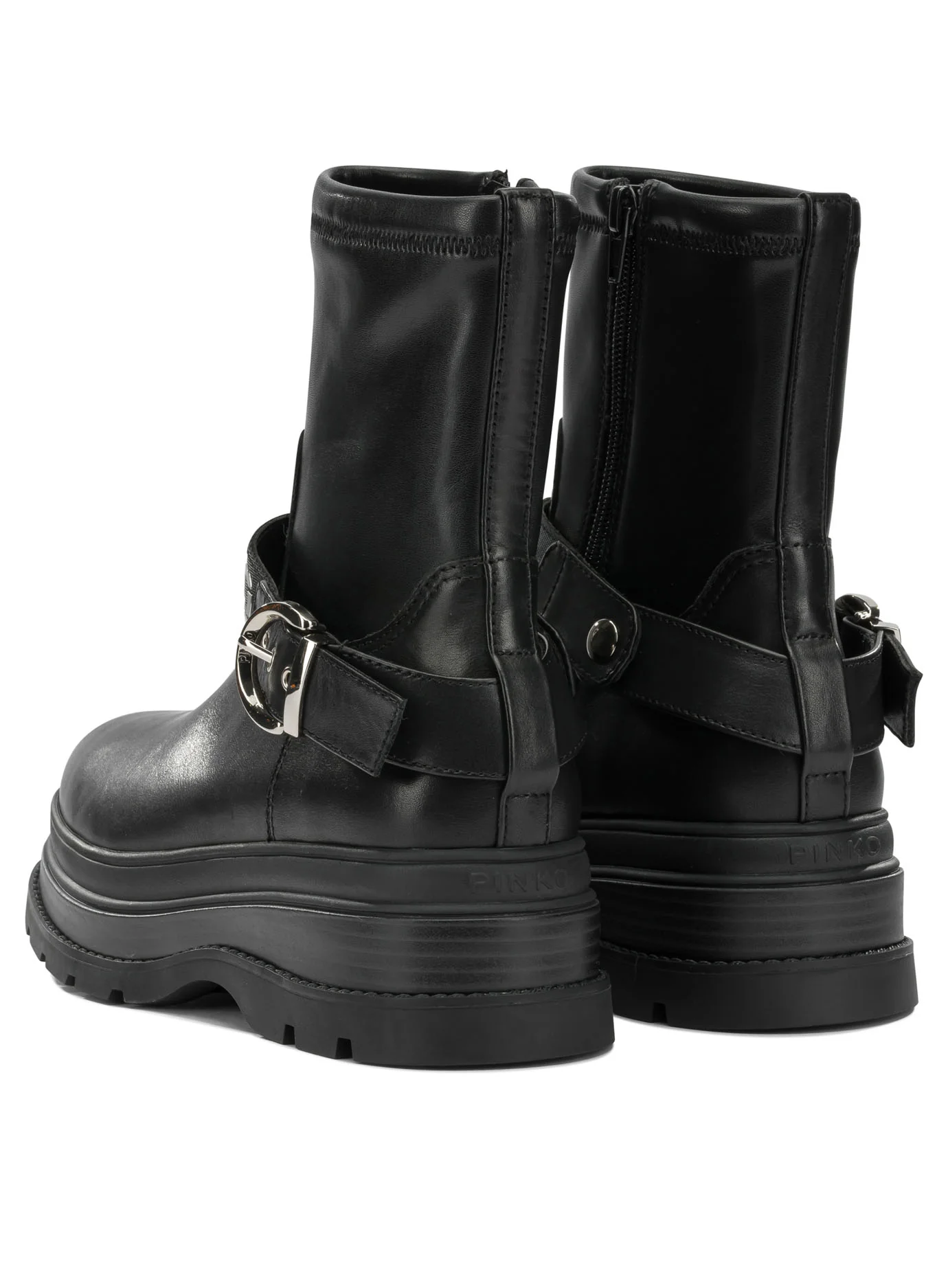 Pinko Leather Ankle Boots - Image 4