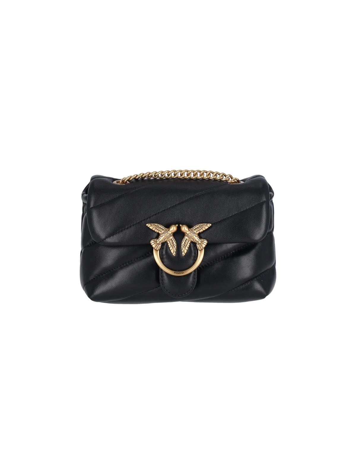 Pinko Love Puff Baby Shoulder Bag Sheepskin Leather - Image 2