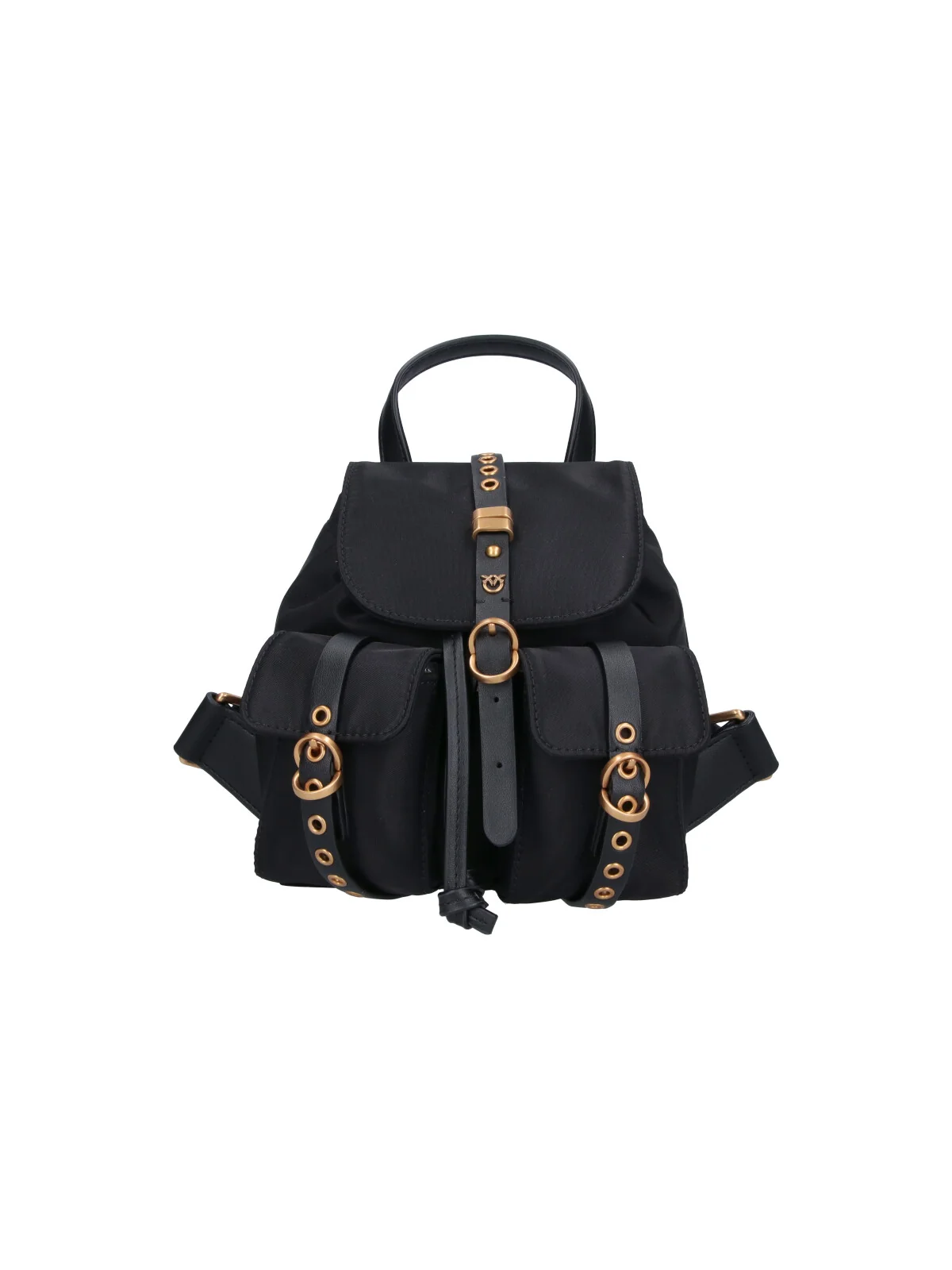Pinko Sleek Mini Leather Shoulder Bag for Women
