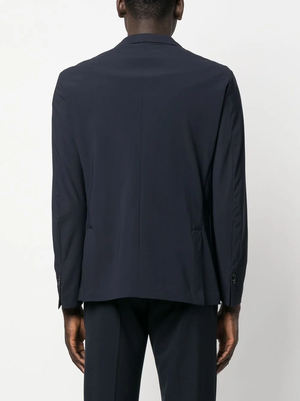 Pmds Notched Long Sleeve Button-Down Jacket with Patching Pockets - Image 3