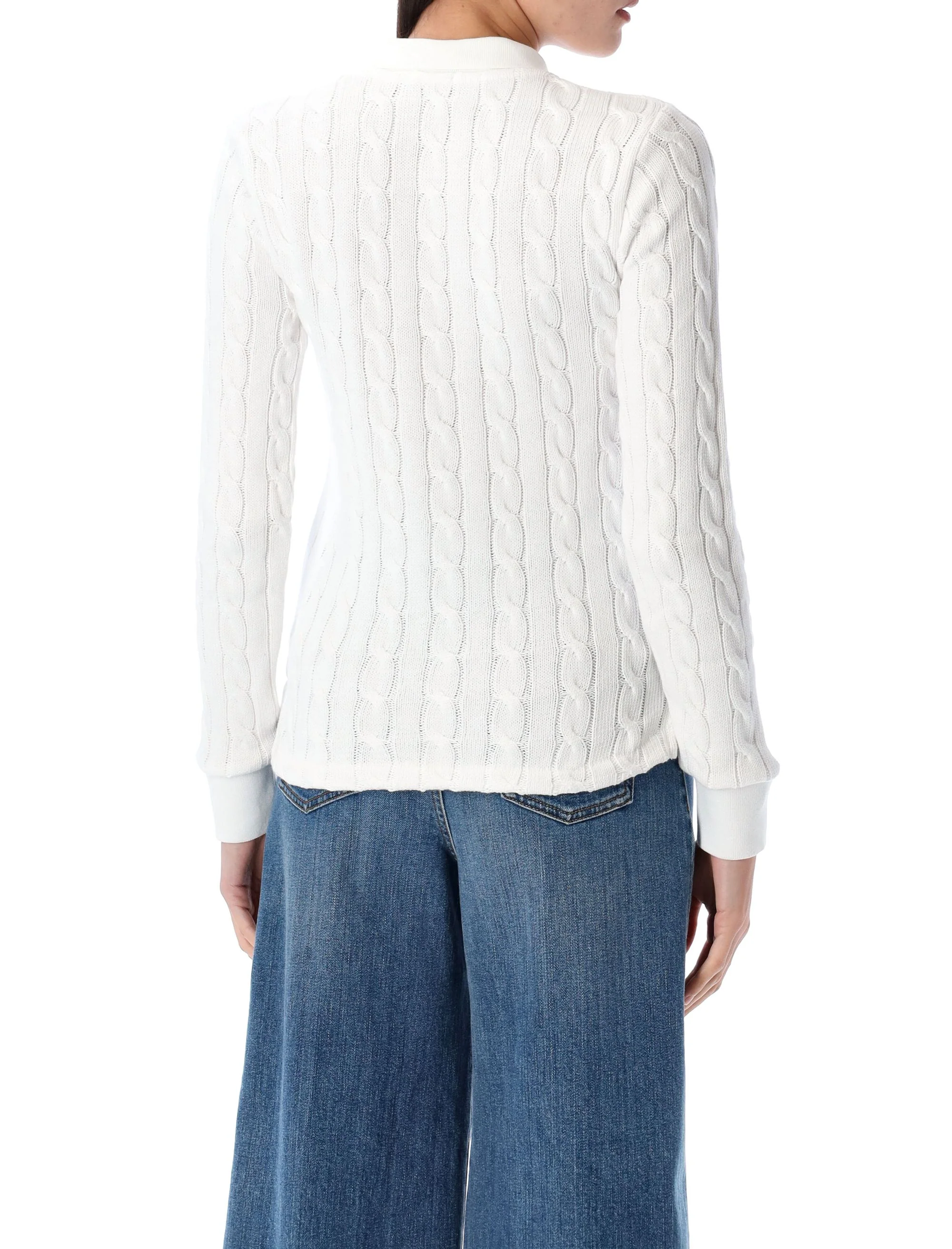 Polo Ralph Lauren Cable-knit Polo Top - Image 2