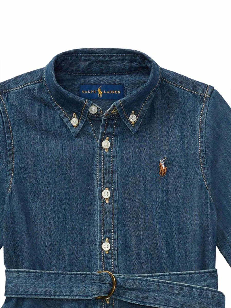 Polo Ralph Lauren Girls' Classic Polo Dress - Image 3