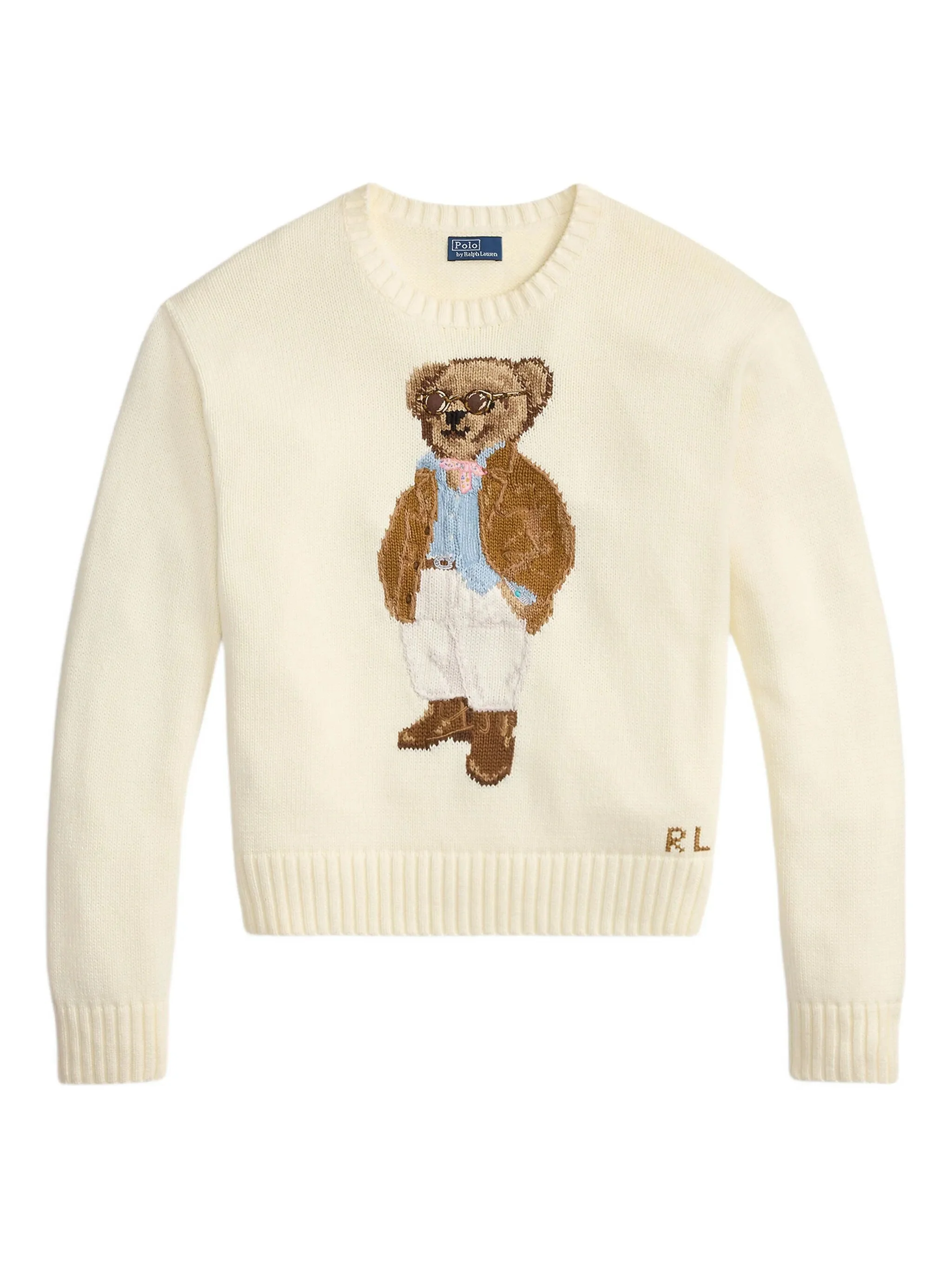 Polo Ralph Lauren Women's Relaxed Fit Polo Bear Sweater - Image 3