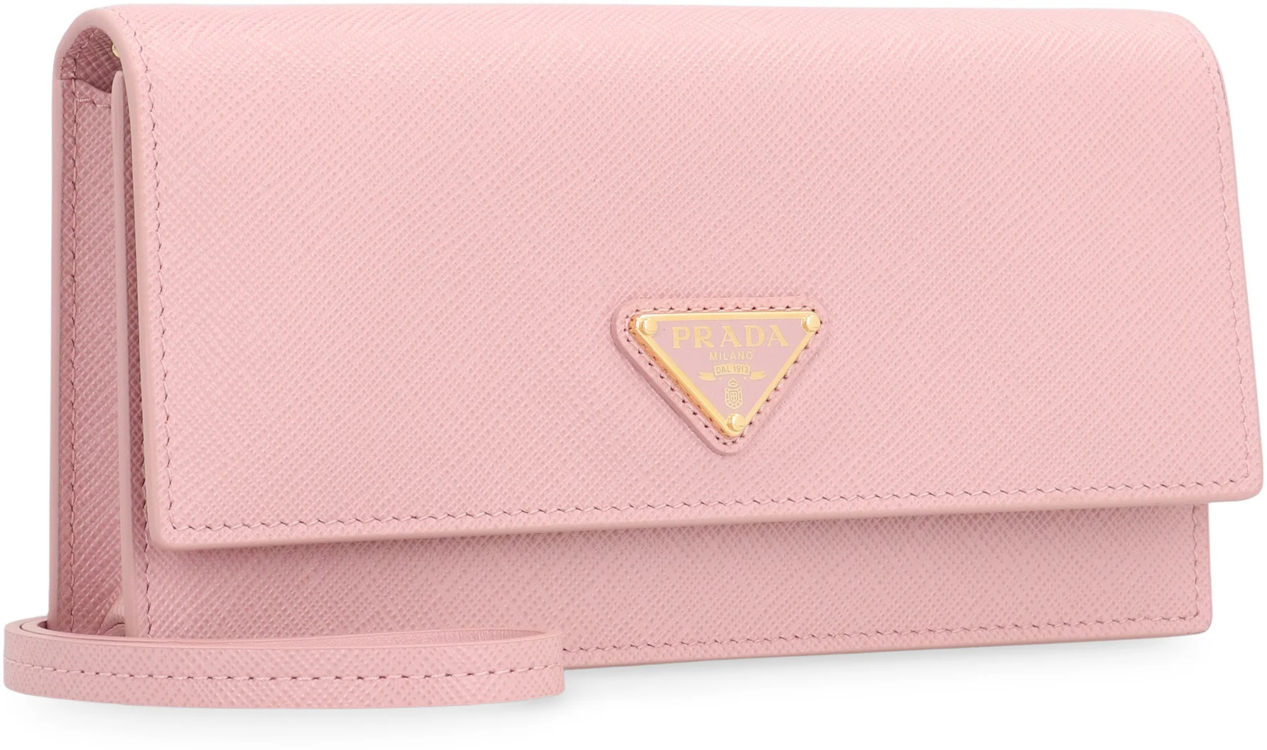 Prada Saffiano-Print Leather Mini Crossbody Handbag, 18 cm - Image 3