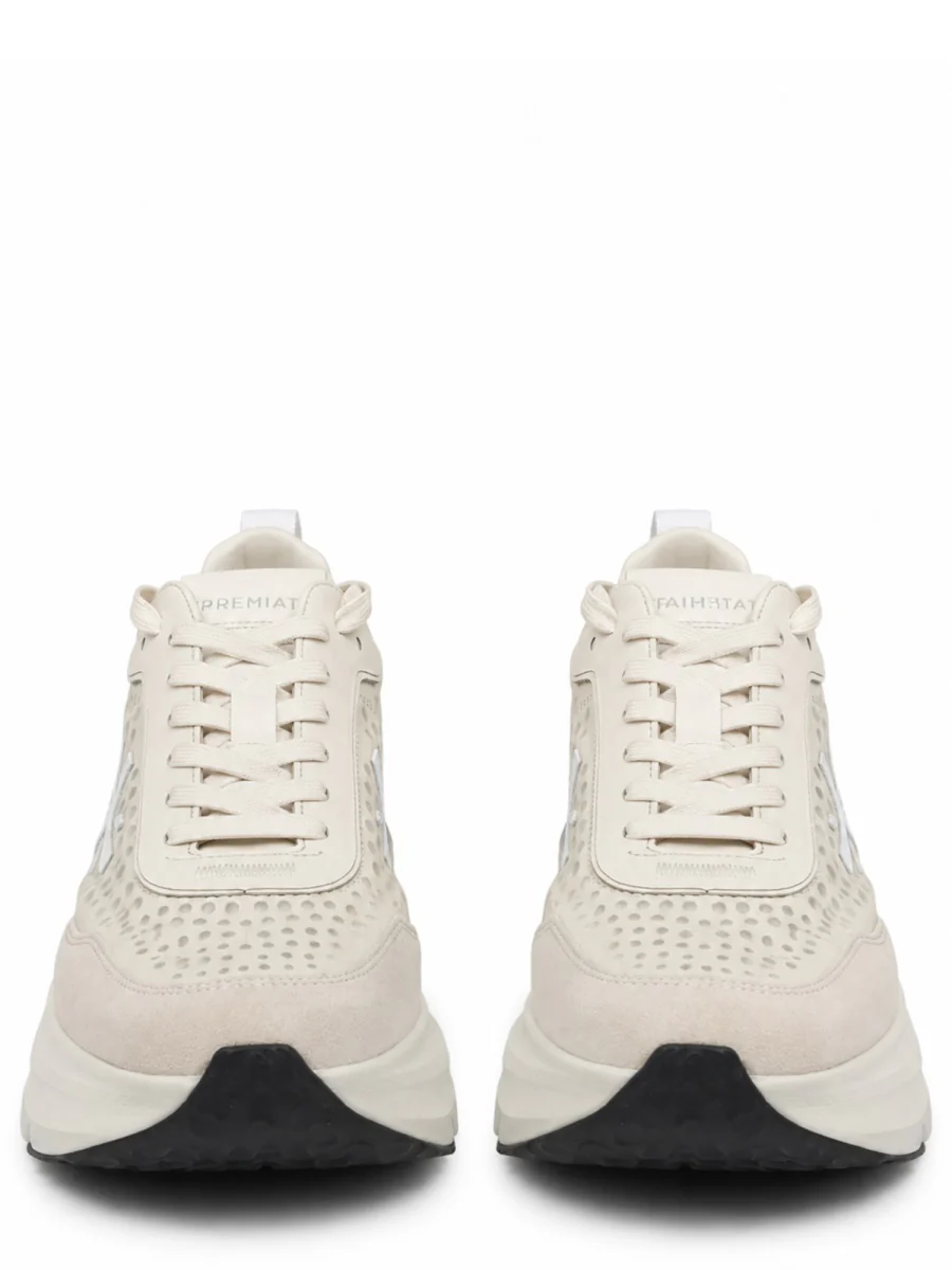 Premiata Hill Women’s Leather-Trim Sneaker - Image 3