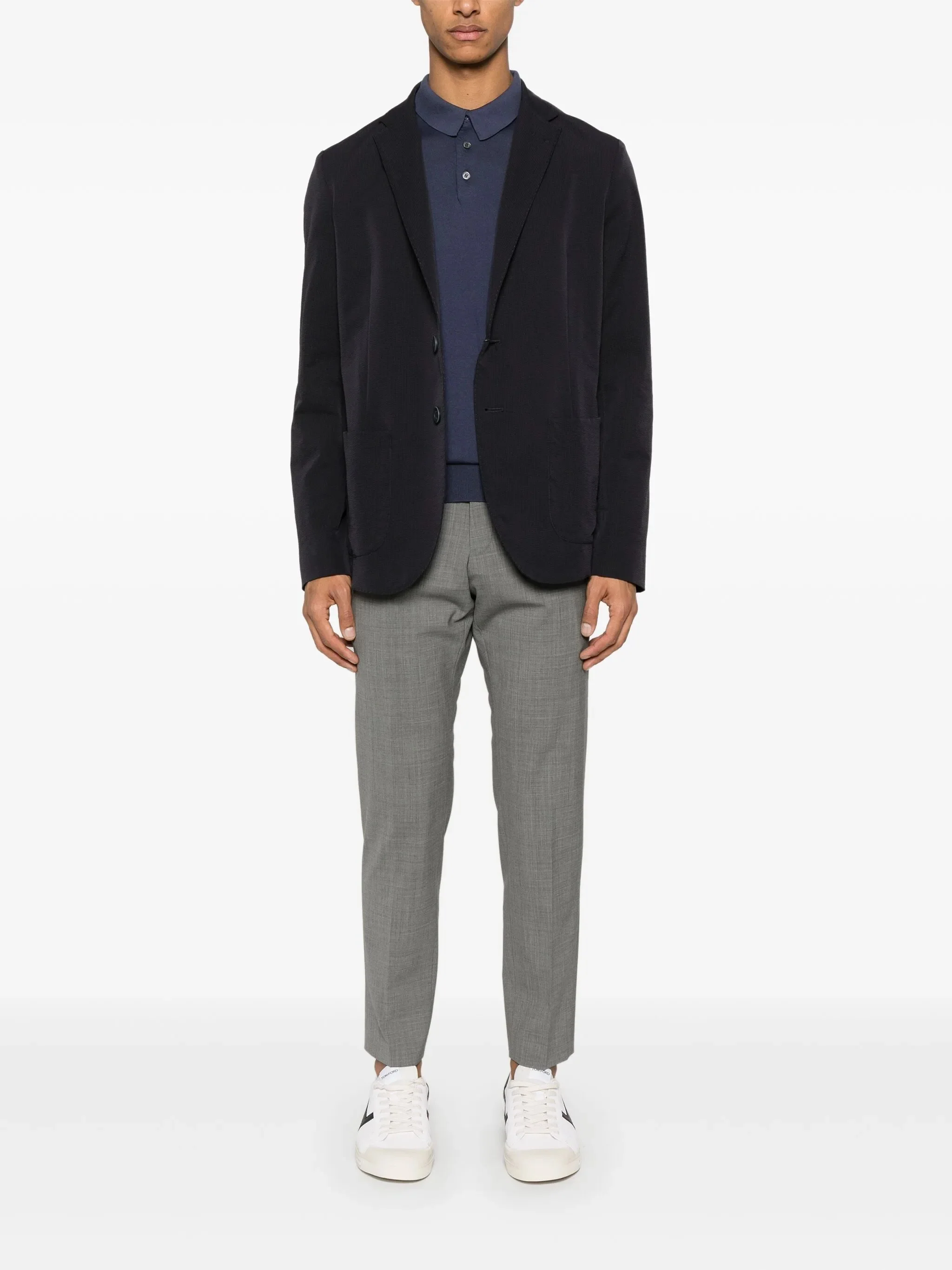 PT Torino Rebel Fit Wool Trousers with Hidden Button-Hook-Zip Closure - Image 2