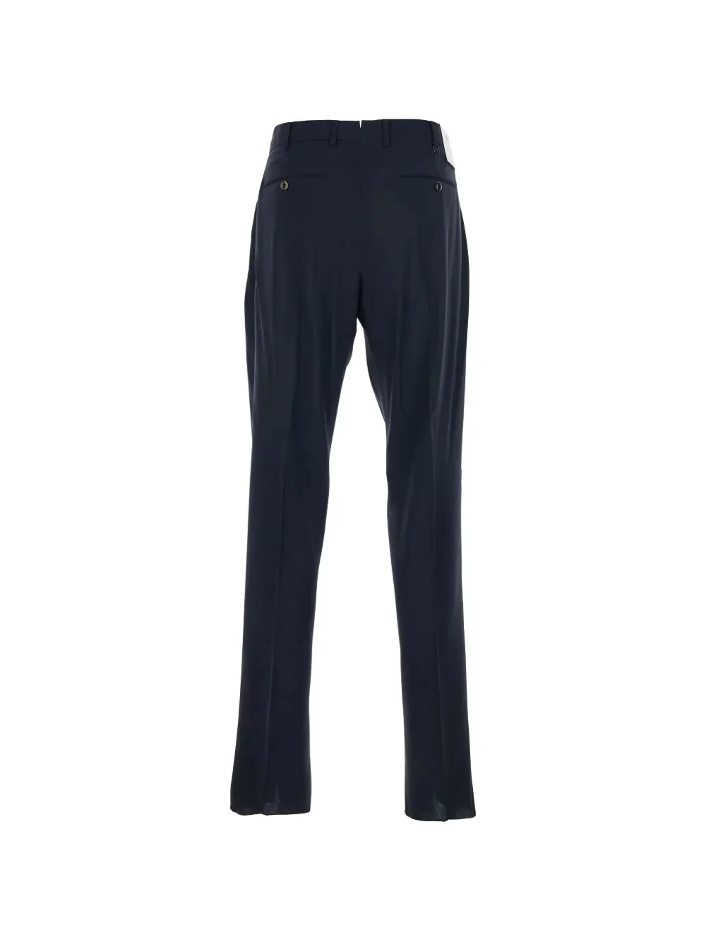 PT Torino Relaxed-Fit Virgin Wool Trousers with Zip and Button Closure - Image 2