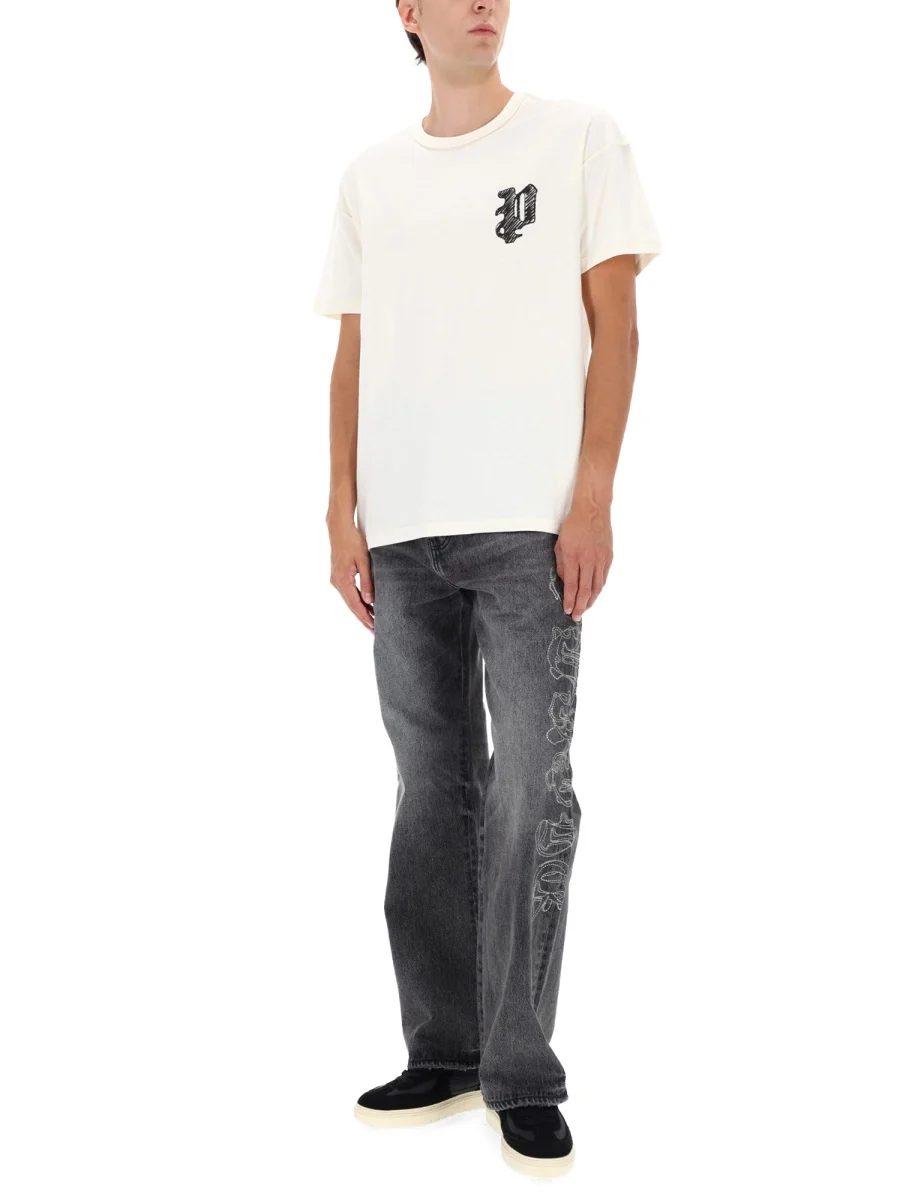 PURPLE BRAND Embroidered Wide-leg Jeans - Image 6