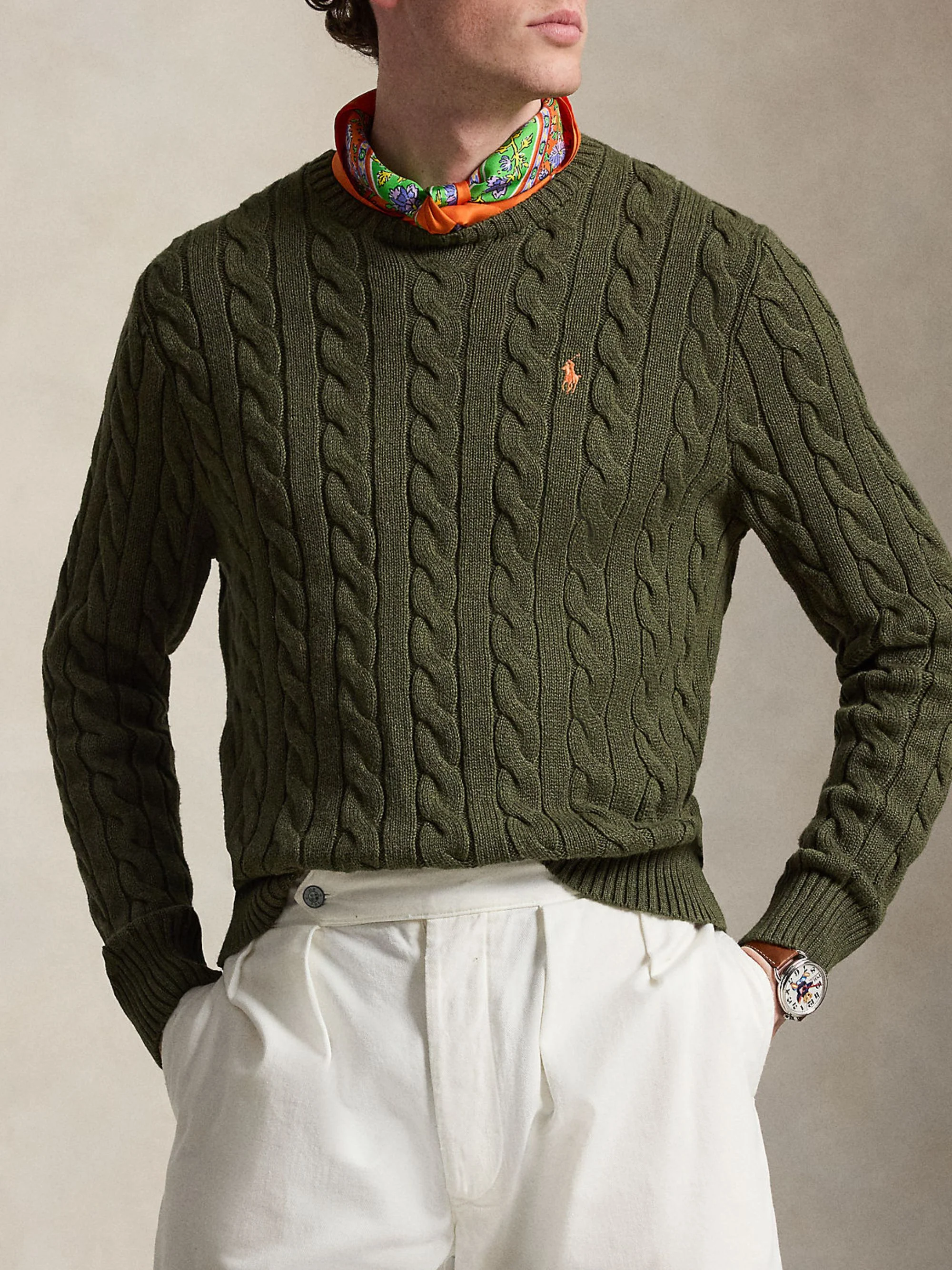 Ralph Lauren Classic Crewneck Sweater - Long Sleeve, Size M - Image 5