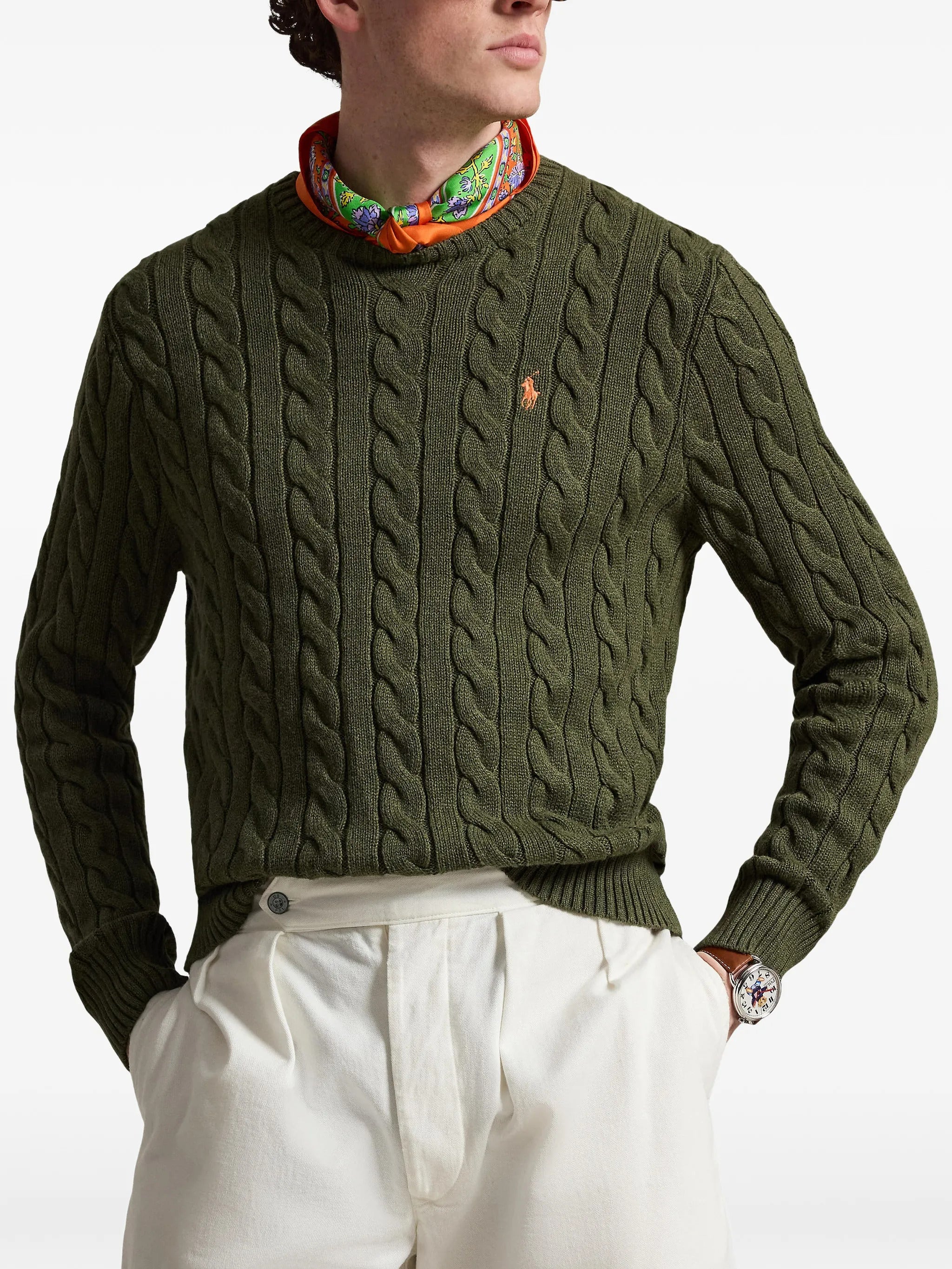 Ralph Lauren Classic Crewneck Sweater - Long Sleeve, Size M - Image 7