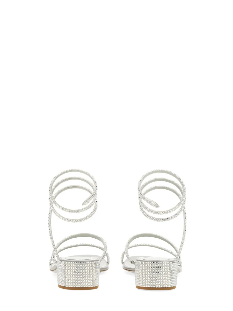 Rene` Caovilla RENE CAOVILLA Cleo Crystal-embellished Sandals - Image 6