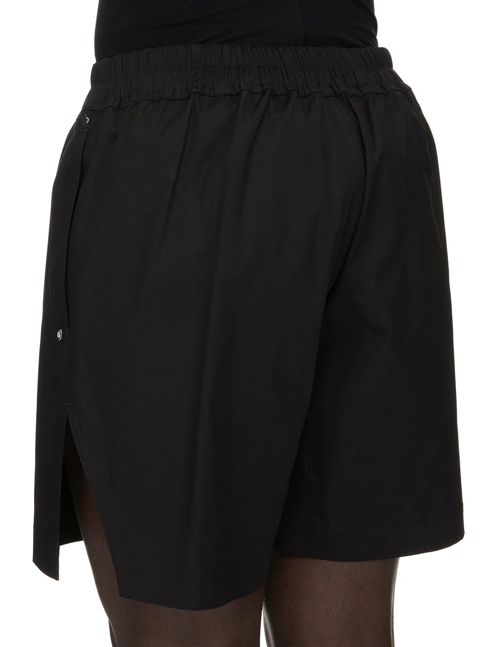 Rick Owens Above-the-Knee Poplin Mini Shorts with Drawstring Waist - Image 5