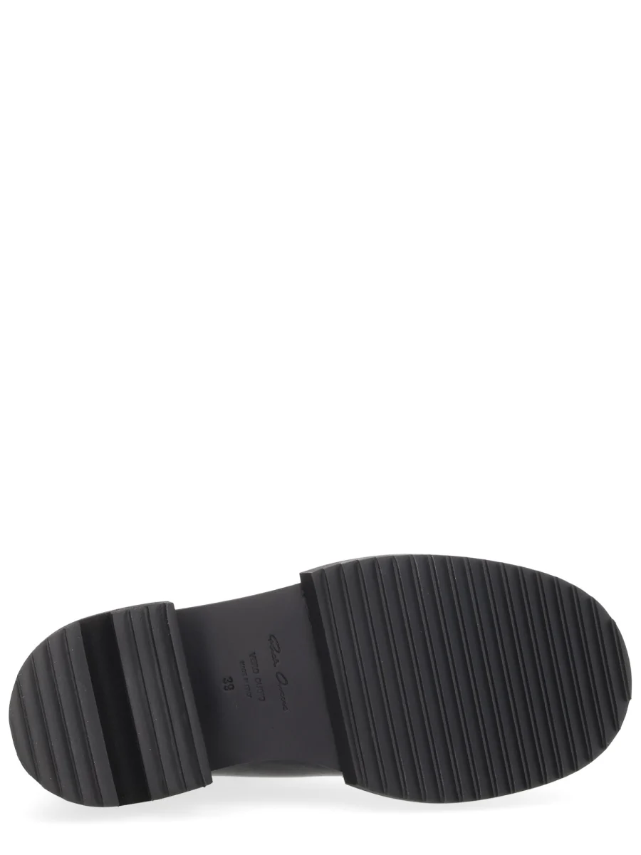 RICK OWENS Beatle Leather Platform Chelsea Boots - Image 5