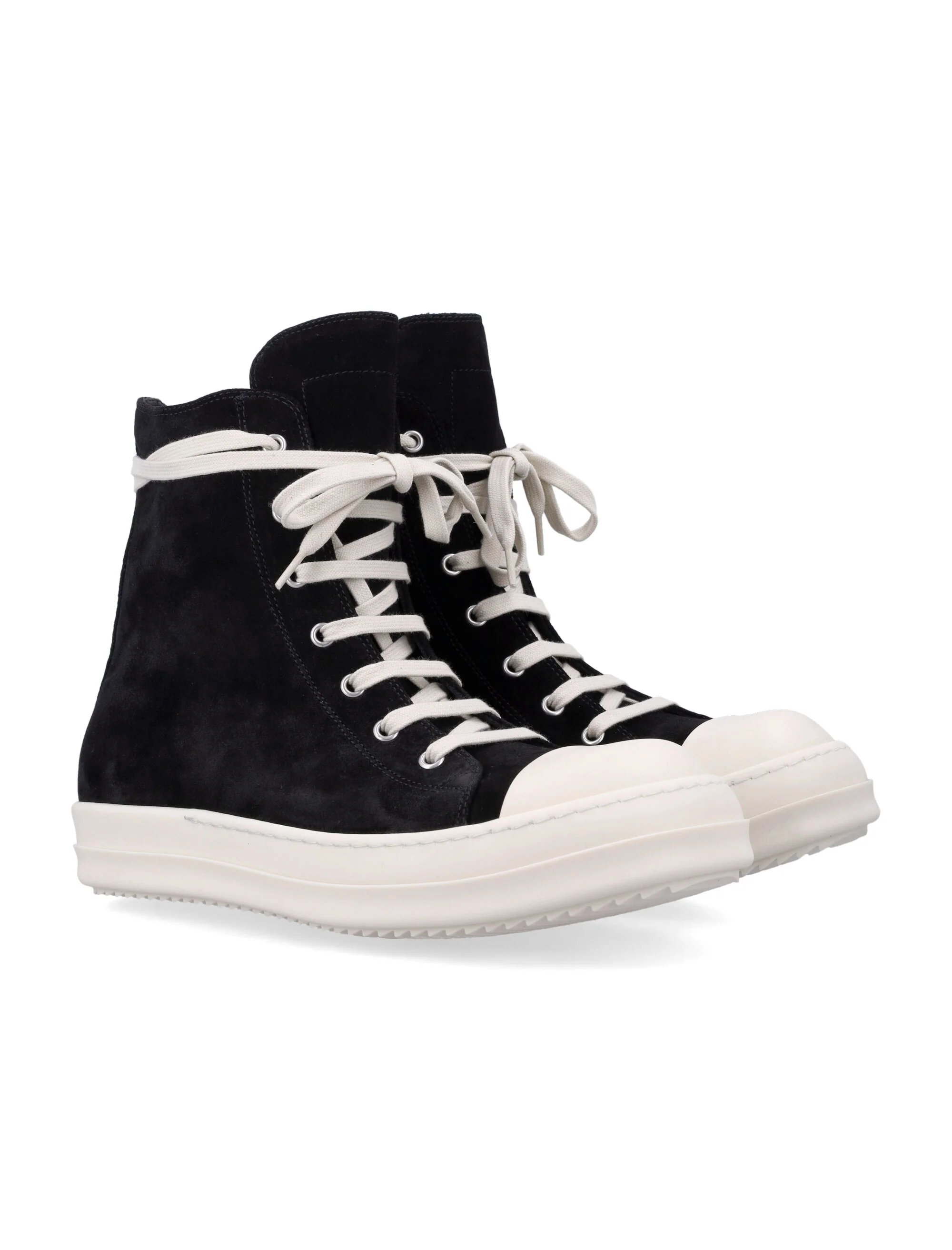 Rick Owens Contrast Low-Profile Sneakers - Image 3