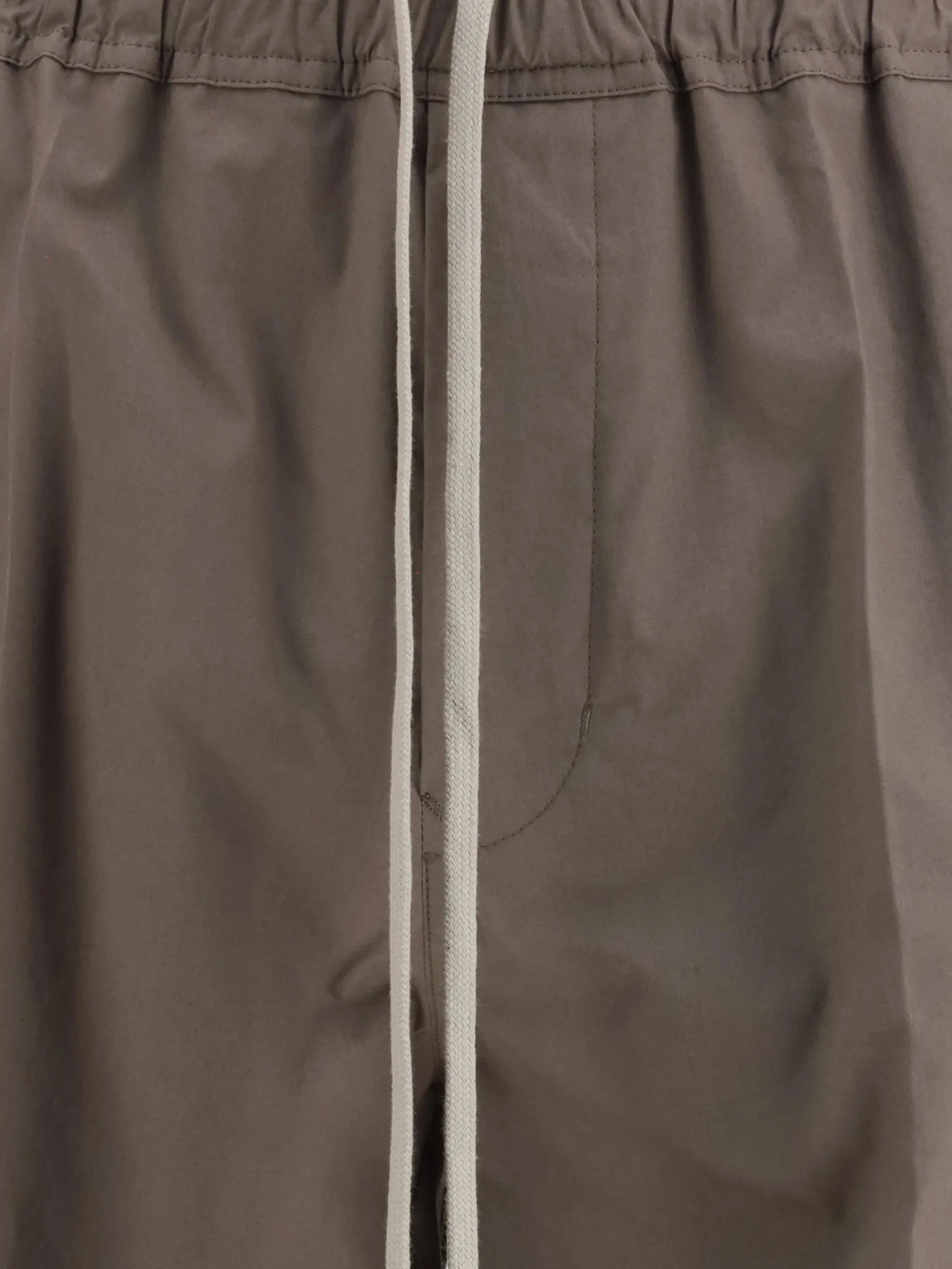 Rick Owens Drawstring Waist Mini Cargo Pants with Side Slit and Back Flap Pockets (Size 48) - Image 3