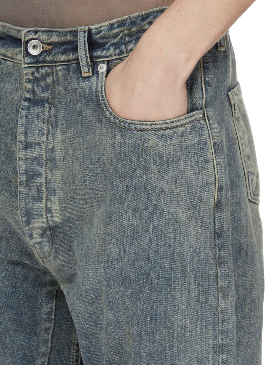 Rick Owens Drkshdw Mid-Rise Loose-Fit Five-Pocket Cotton Jeans - Image 7