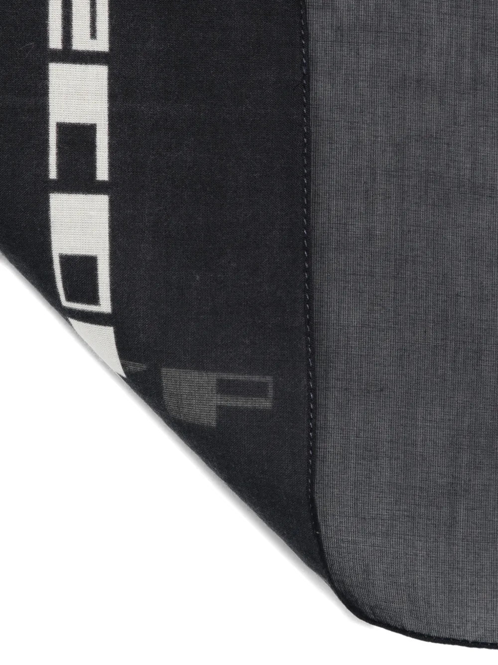 Rick Owens Drkshdw Printed Cotton Bandana - Image 3
