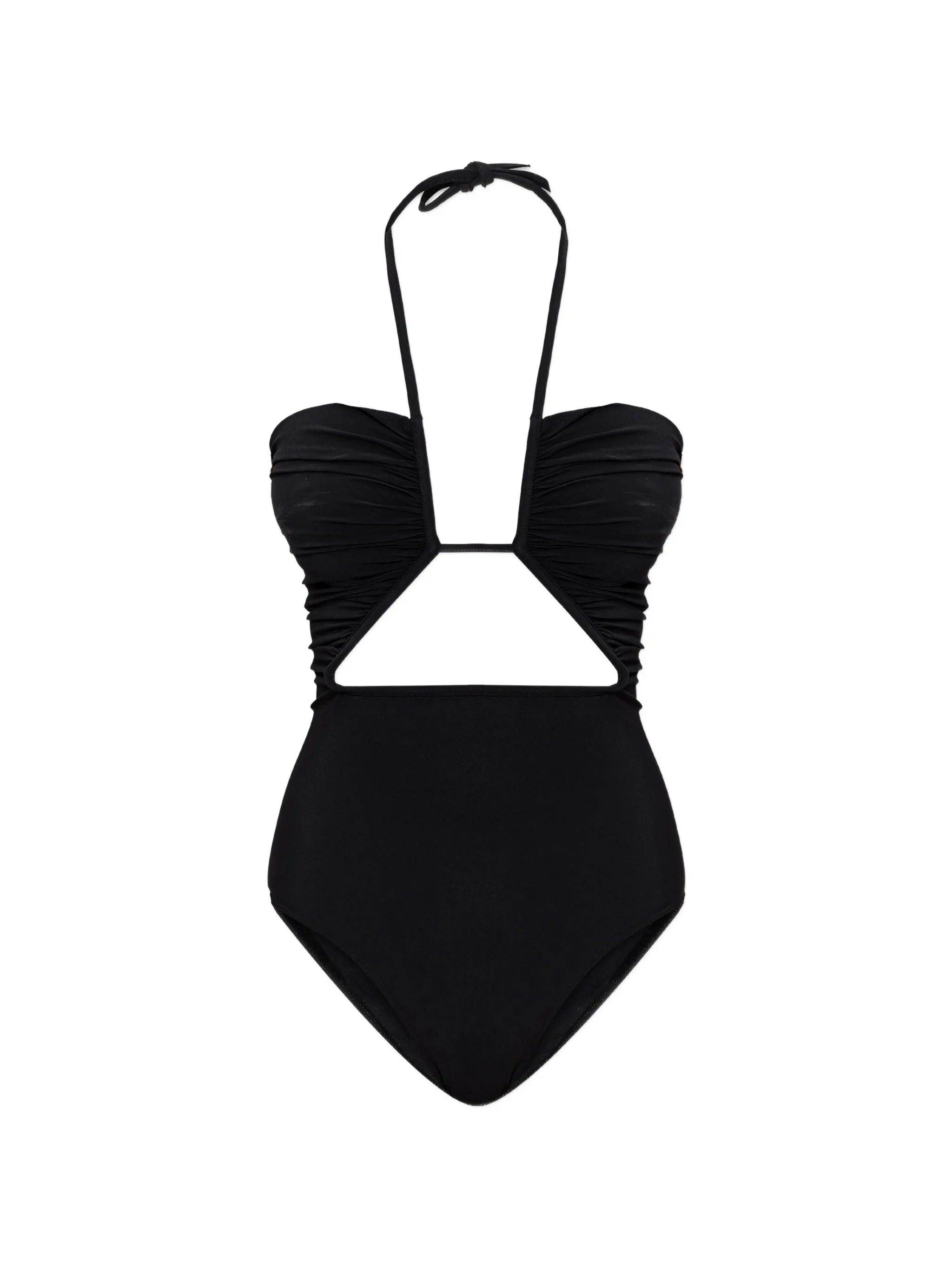 Rick Owens Front Cutout Detail Open-Back Bodysuit
