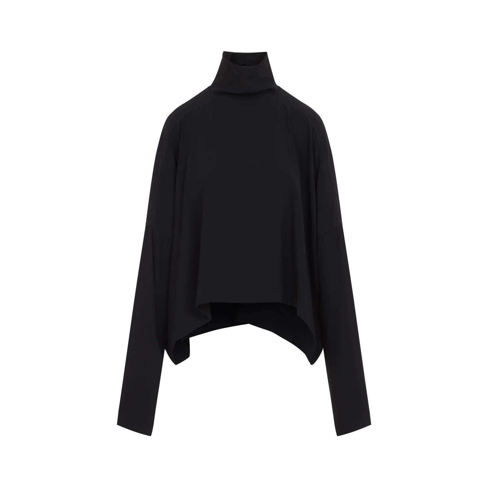 Rick Owens Jumbo Creped Viscose-Blend Loose-Fit Top - Image 2
