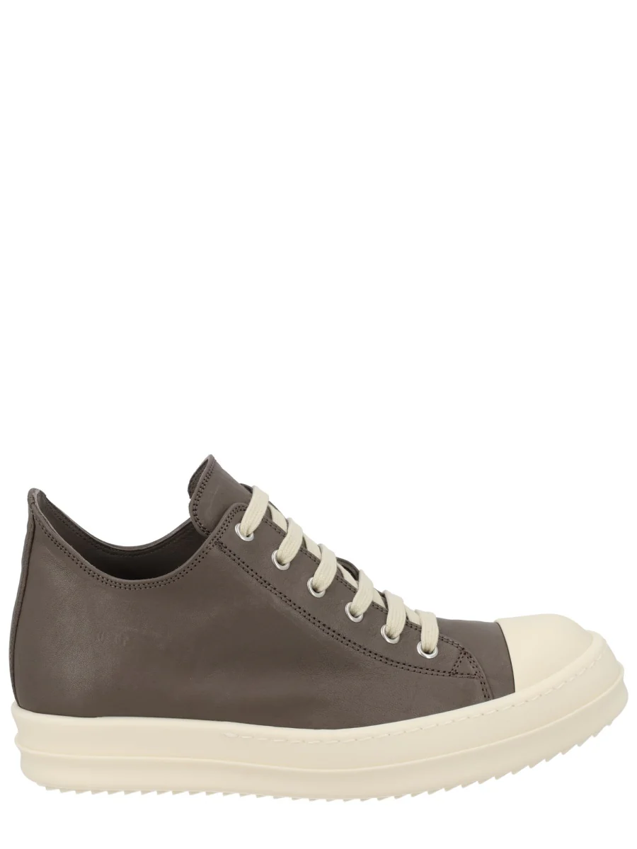 RICK OWENS Leather Sneakers - Image 5