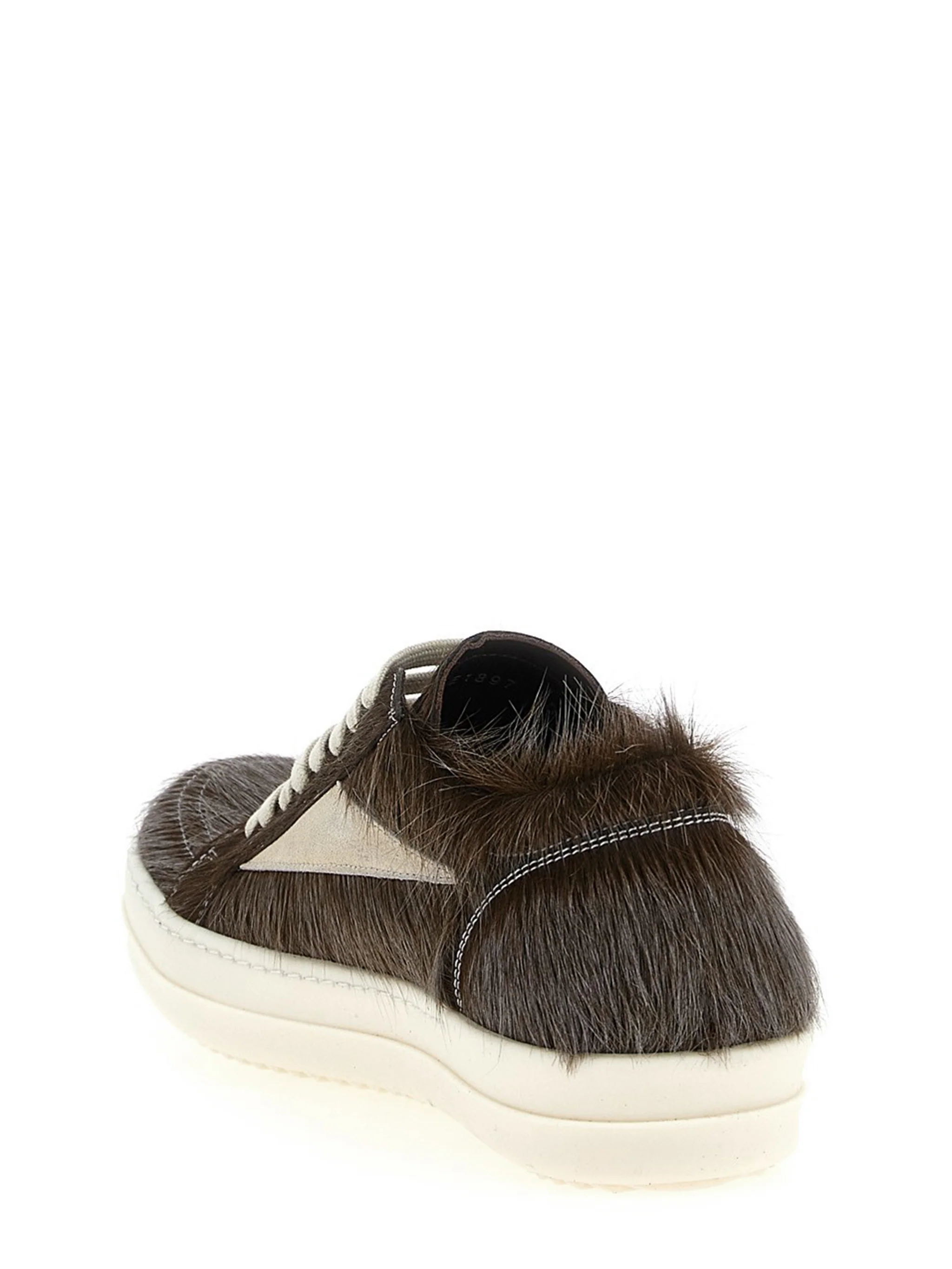 Rick Owens Vintage Fur-Lined Sneakers with Lace-Up Closure - Image 3