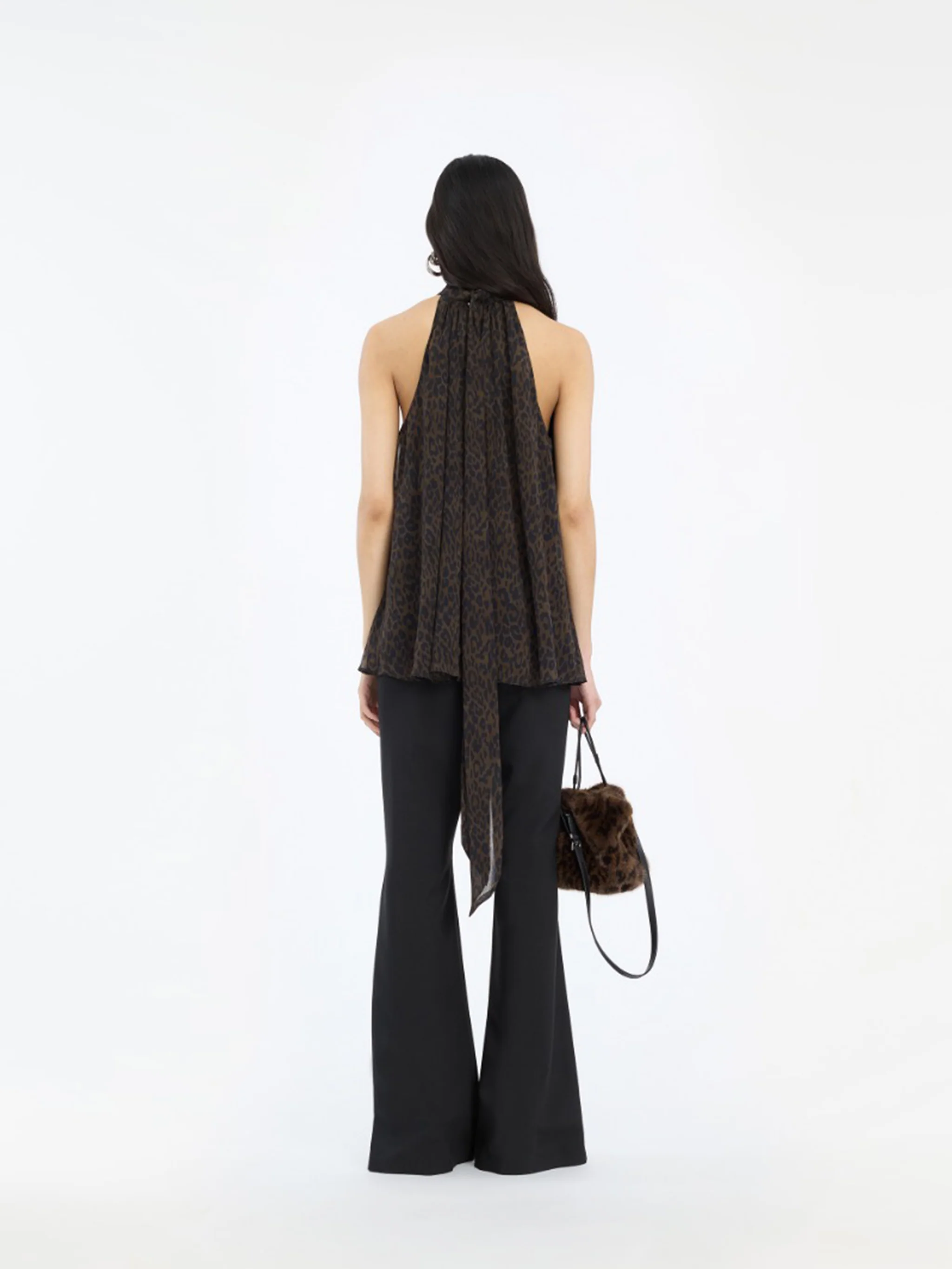 Rotate Halterneck Bow Top - Image 3