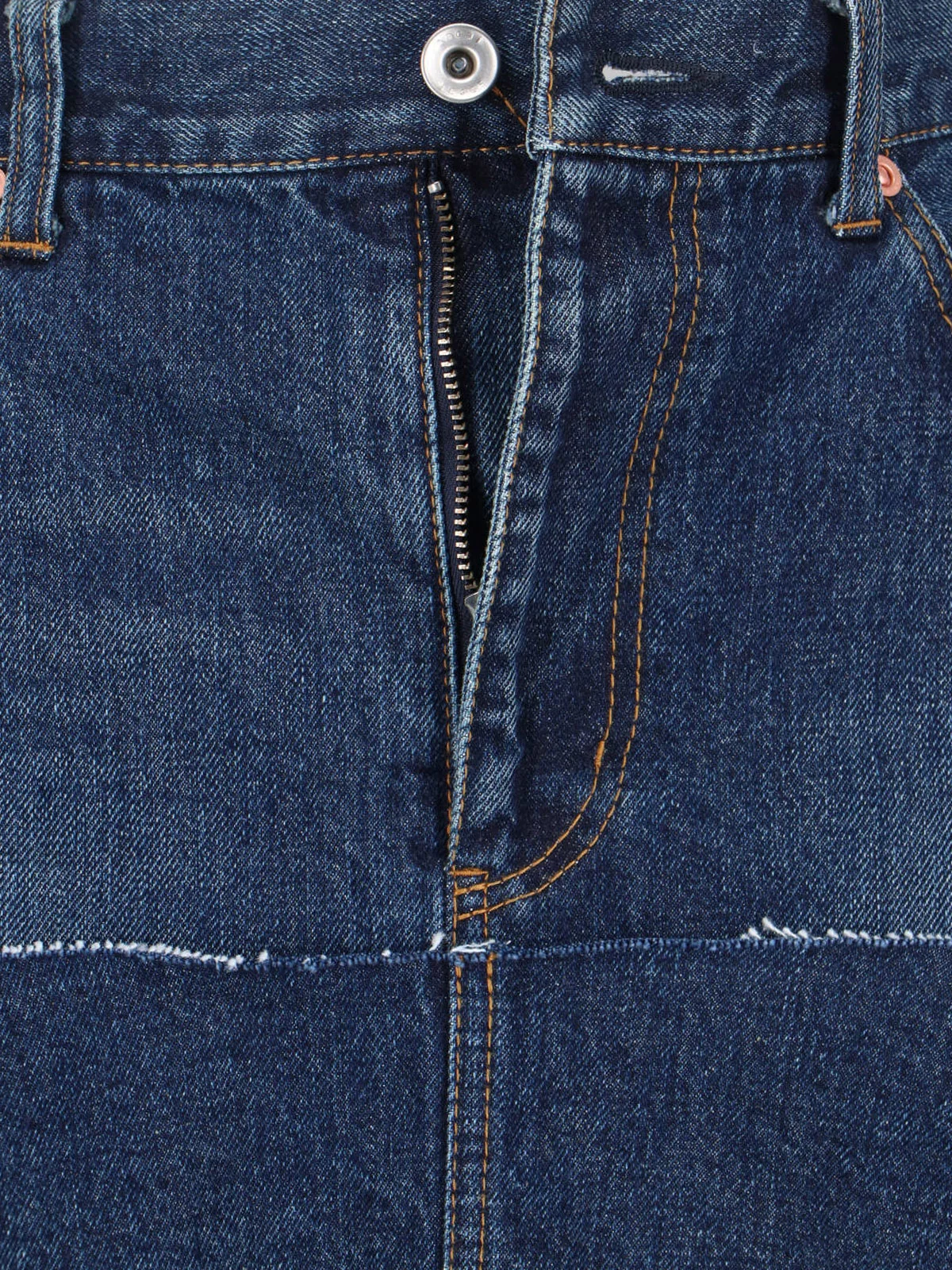 Sacai Structured Mini Skirt with Textured Paneling - Image 4