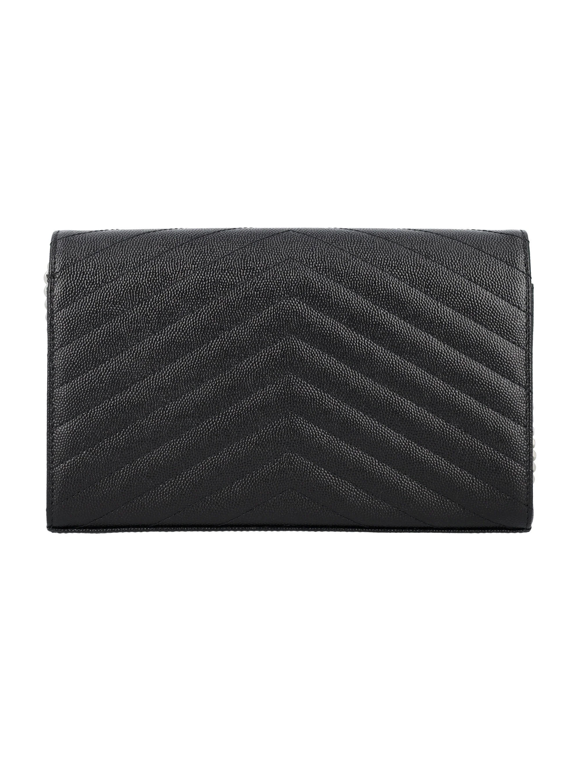Saint Laurent Black Calfskin Leather Mini Bag for Women - Image 4