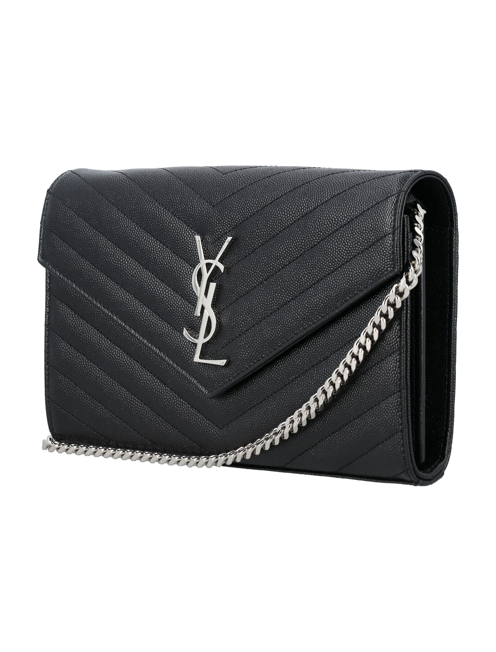 Saint Laurent Black Calfskin Leather Mini Bag for Women - Image 7