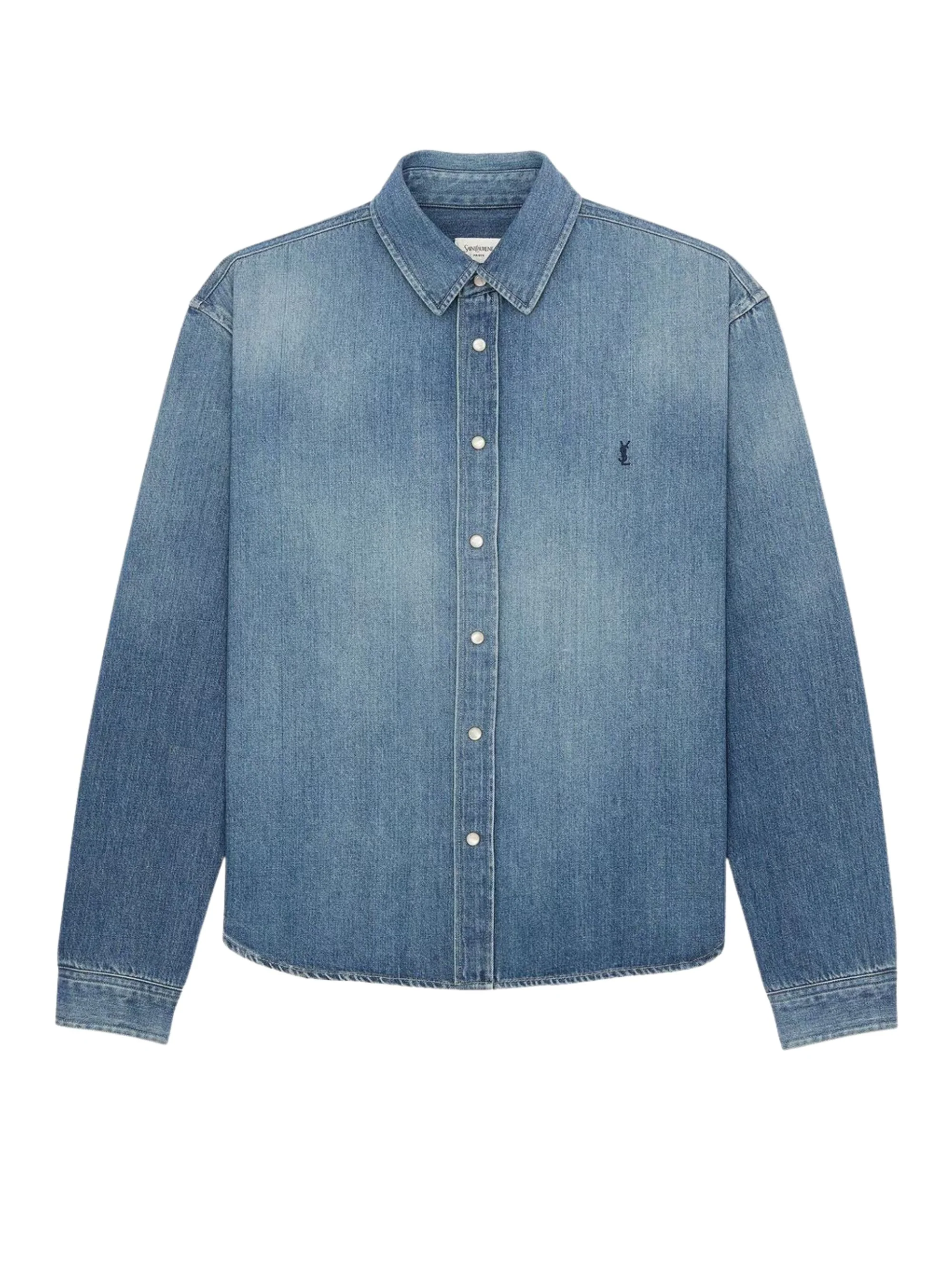 Saint Laurent Cassandre Shirt in Cotton - Men's Collection