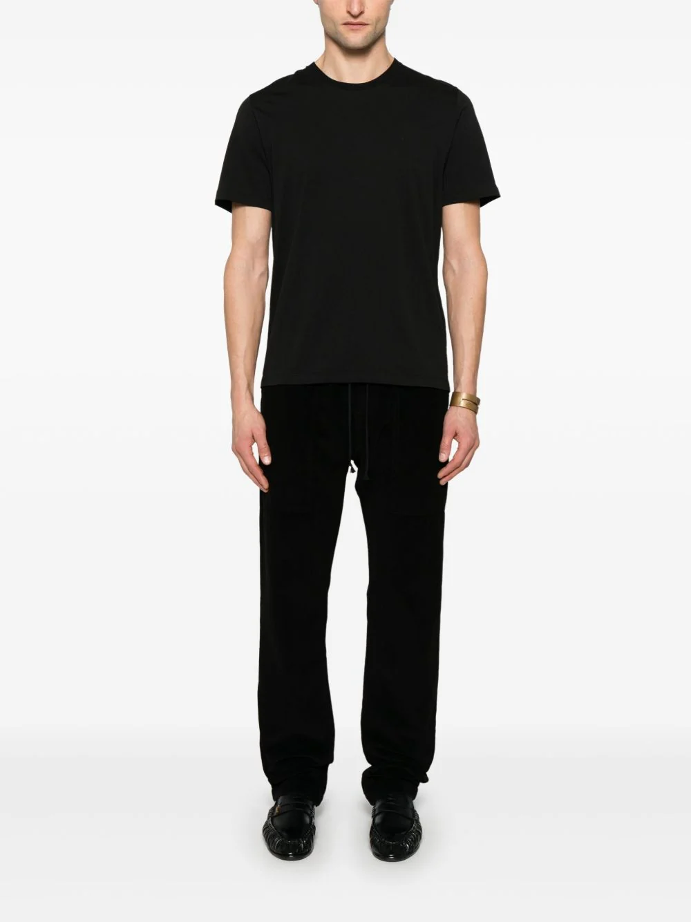 Saint Laurent Men's Essential Logo T-Shirt - Image 3