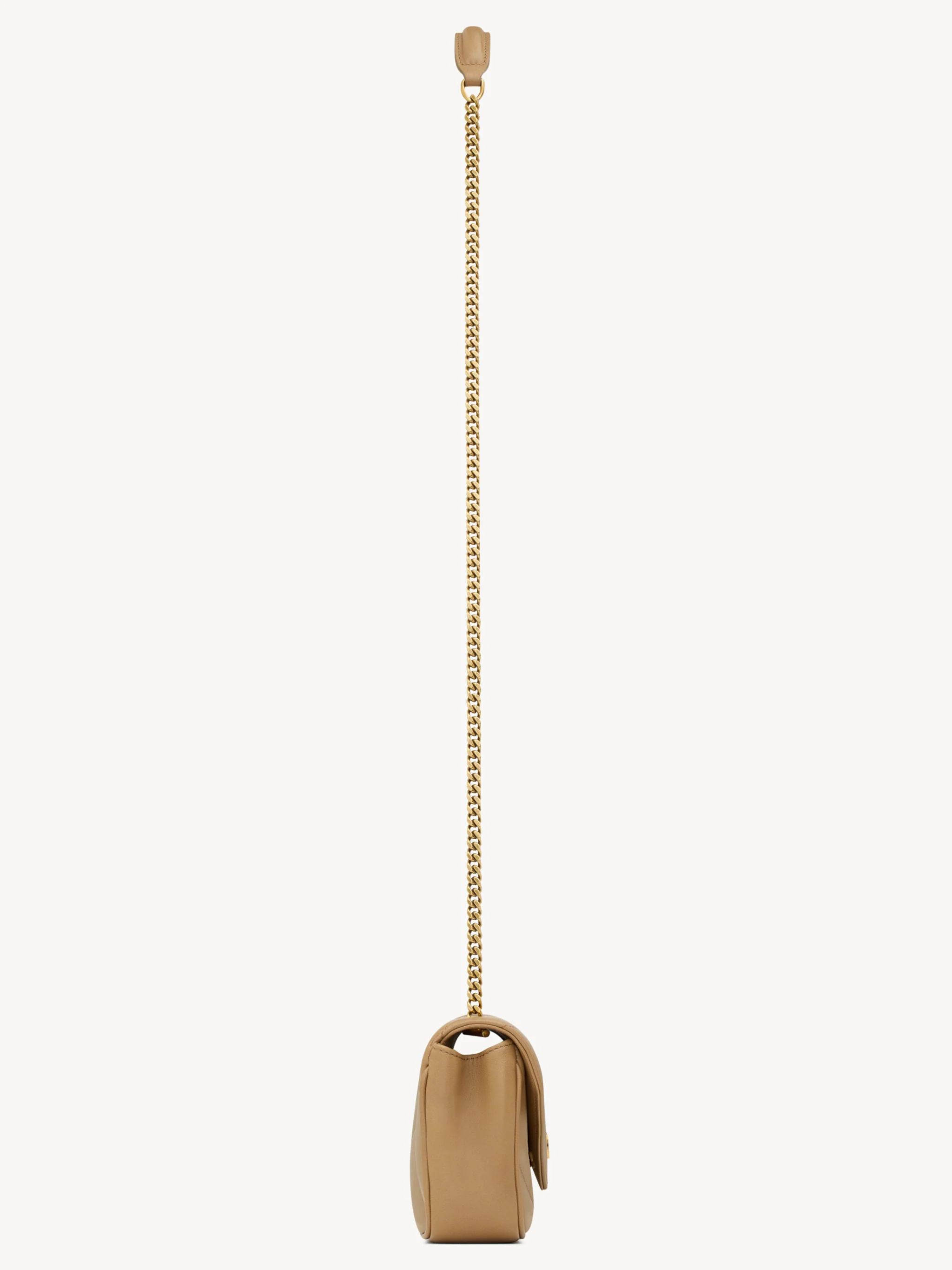 Saint Laurent Mini Lambskin Handbag with Removable Pouch - Image 7