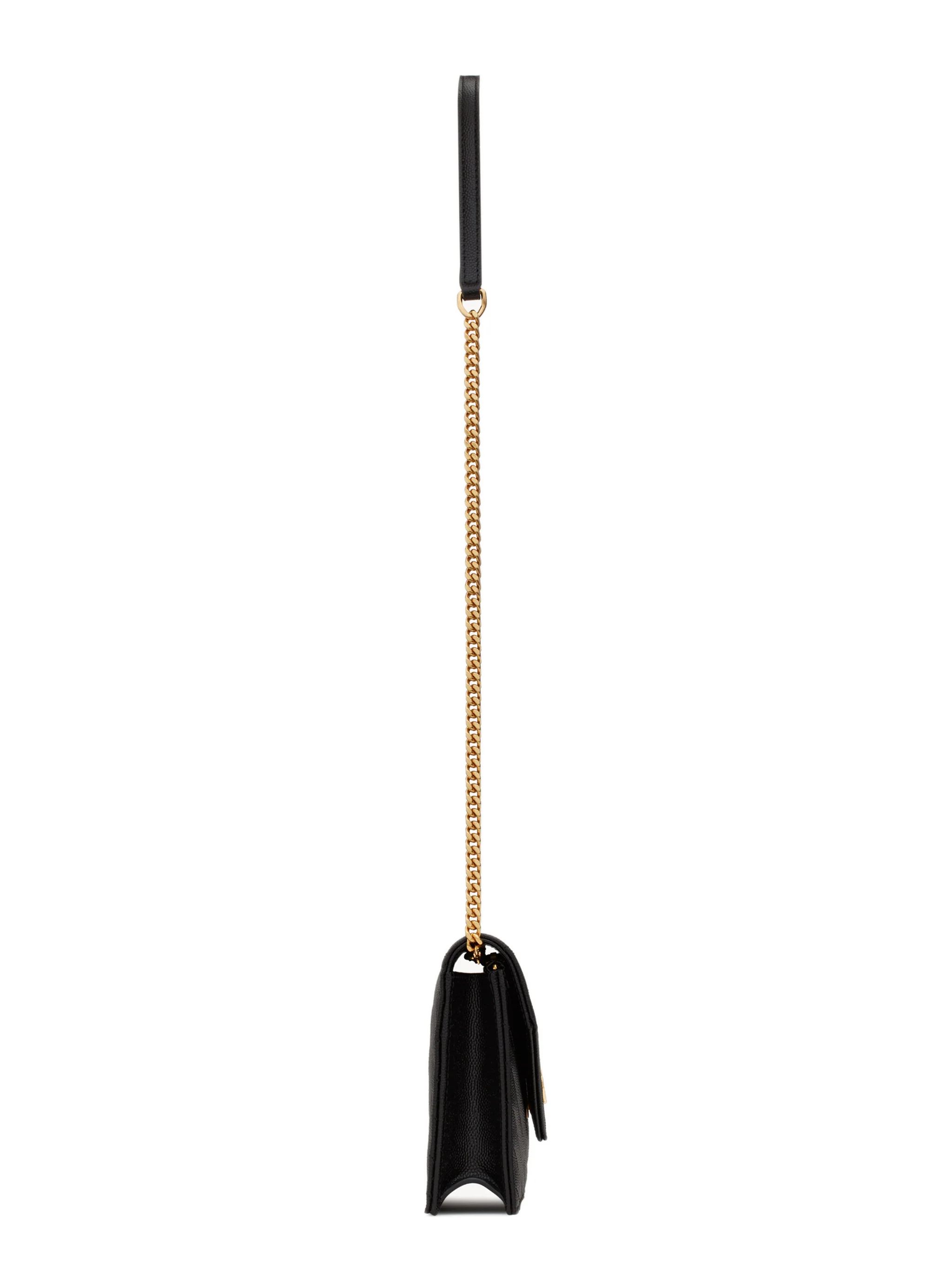 Saint Laurent Mini Snap Button Chain Bag - Compact Elegance - Image 7
