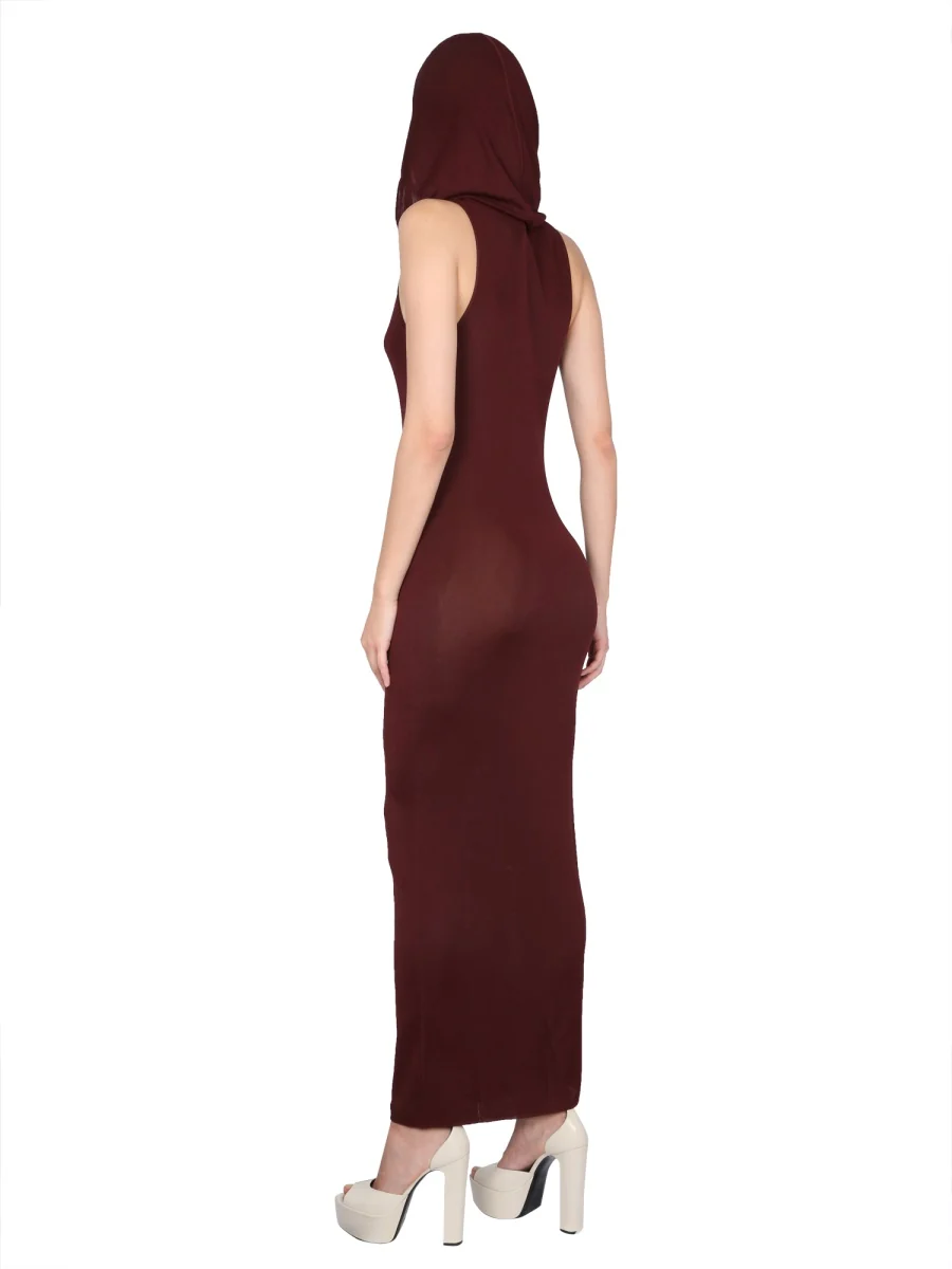SAINT LAURENT Viscose Hooded Dress - Image 2