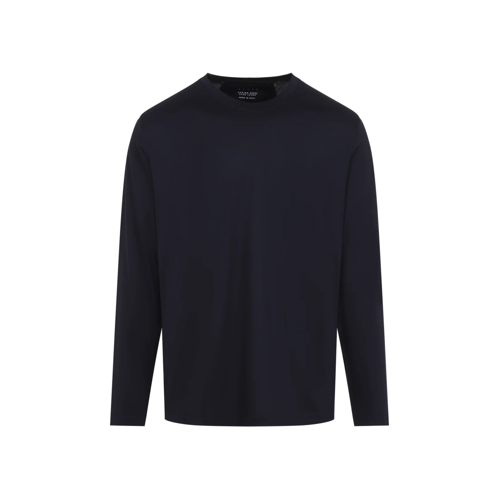 Sease Men’s Long-Sleeve Virgin Wool T-Shirt - Image 2