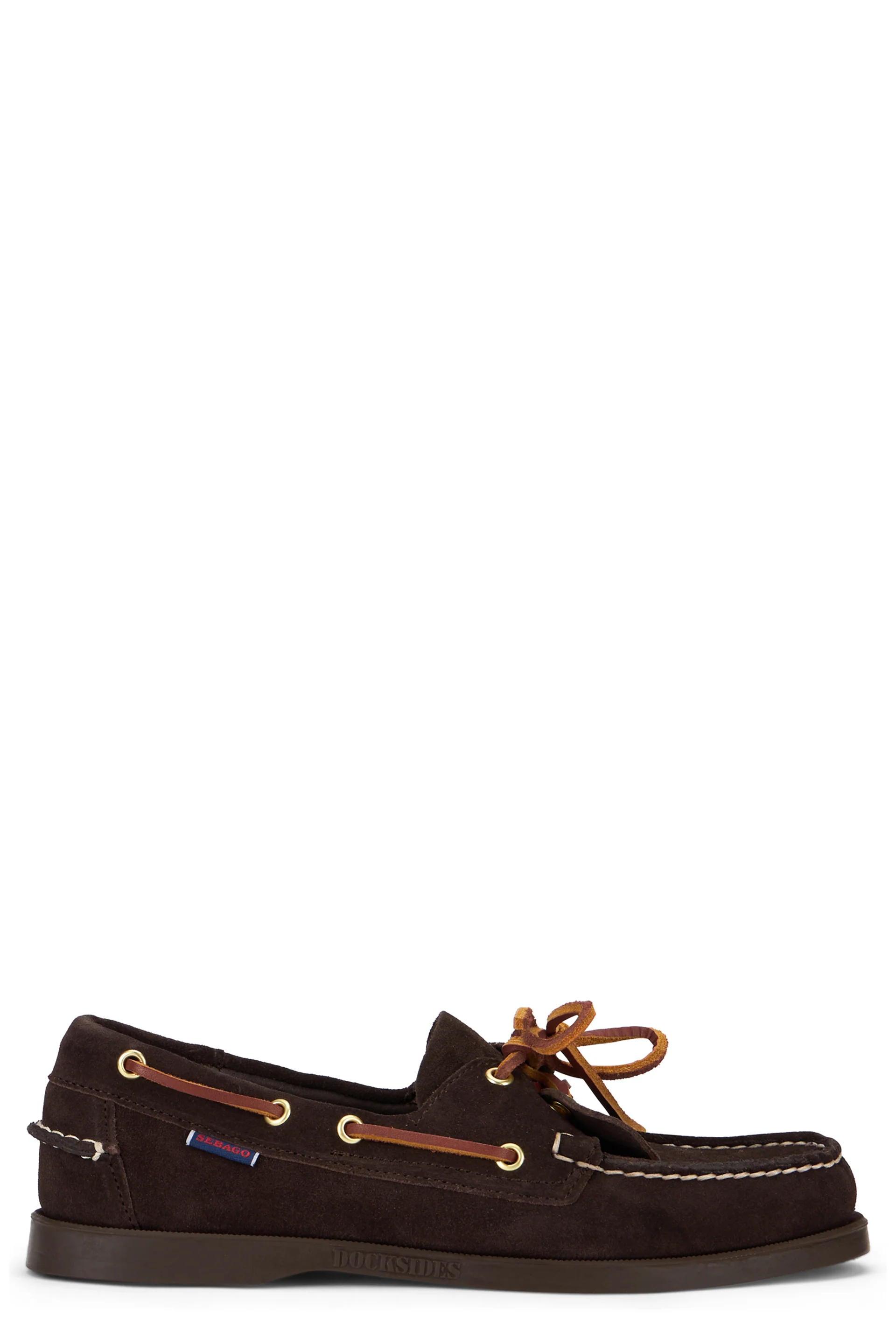 Sebago Elegant Leather Boat Shoe with Jute Laces