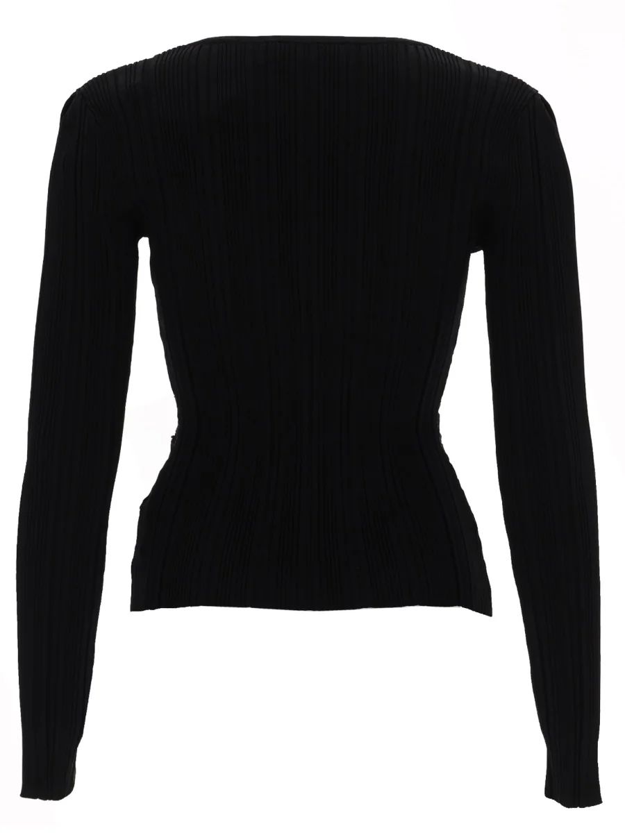 SELF-PORTRAIT Lace Knit Top - Image 2