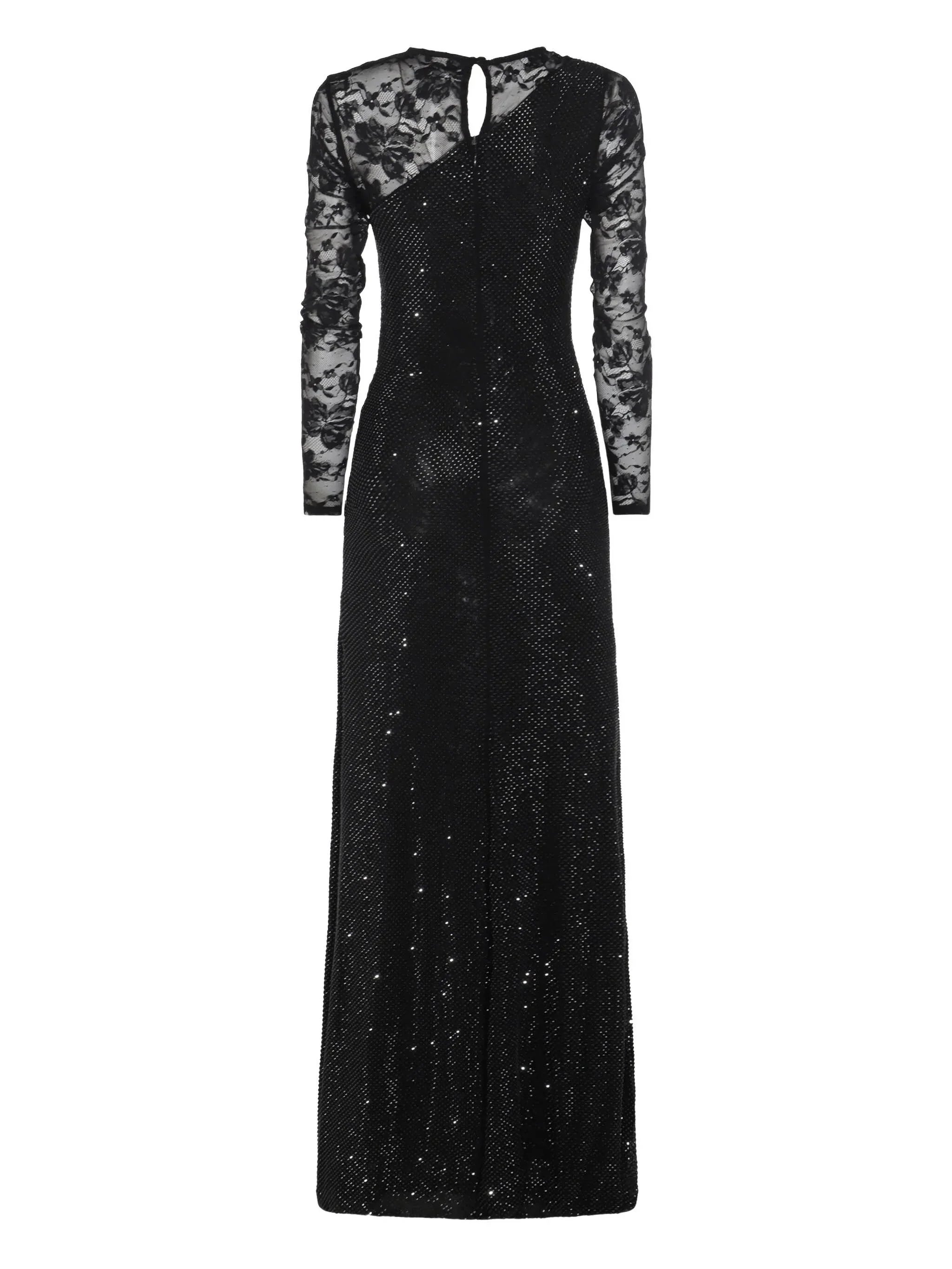 Self-portrait One Shoulder Rhinestone Long Dress Size 6 - Image 2