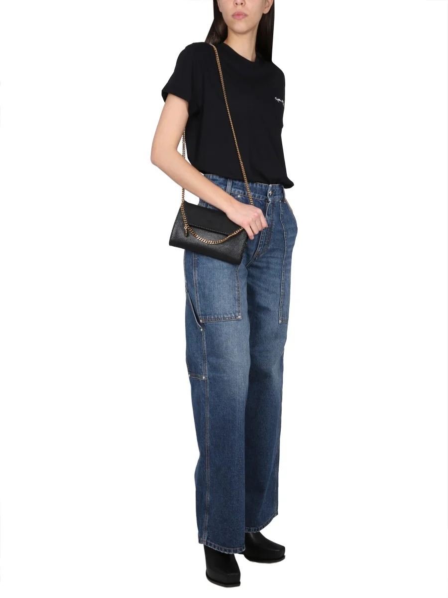 STELLA McCARTNEY Workwear Wide-Leg Denim Cargo Jeans - Image 2