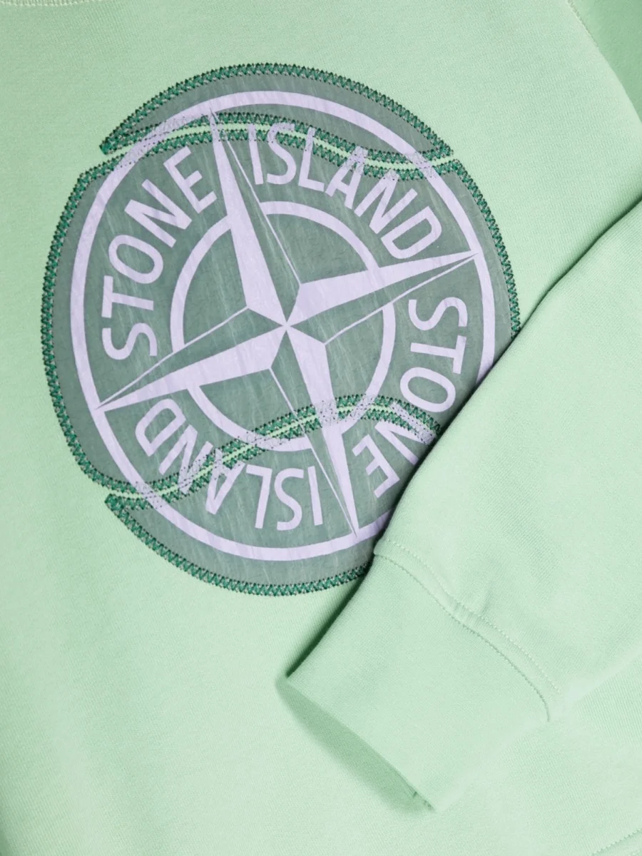 Stone Island Boys' Mini Hoodie Sweatshirt - Image 3