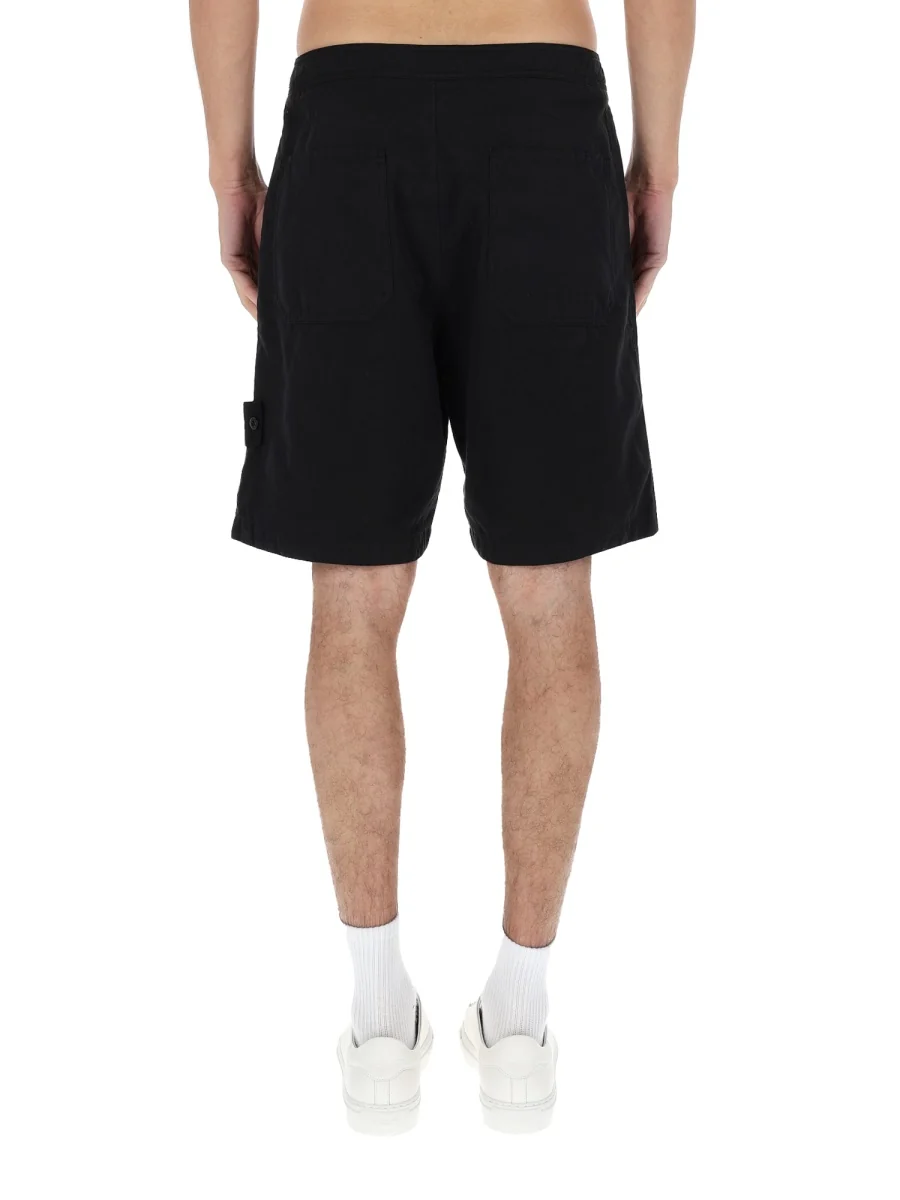Stone Island Cotton Blend Shorts for Men - Image 5