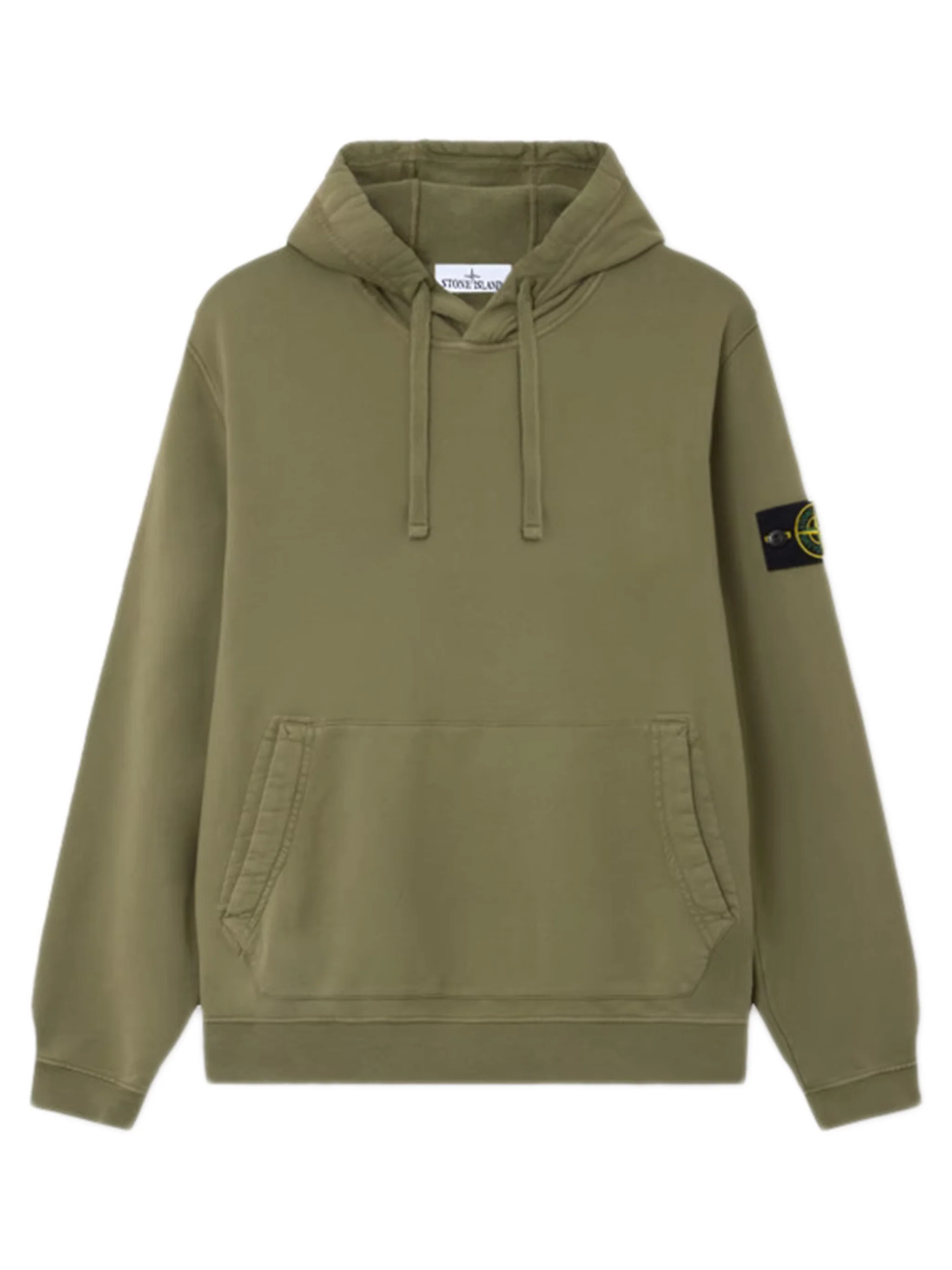 Stone Island Drawstring Hood Sweatshirt with Pouch Pocket